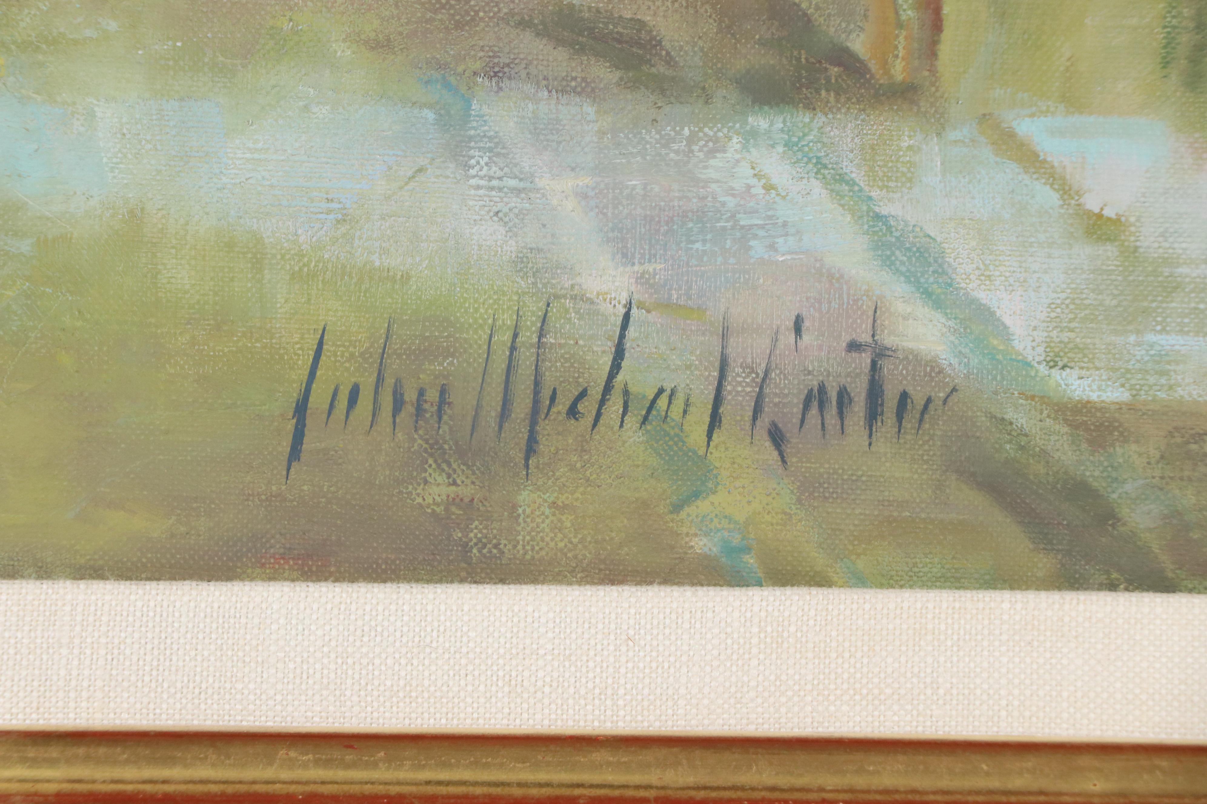 John Michael Carter Oil Painting "Passage Way," 2001