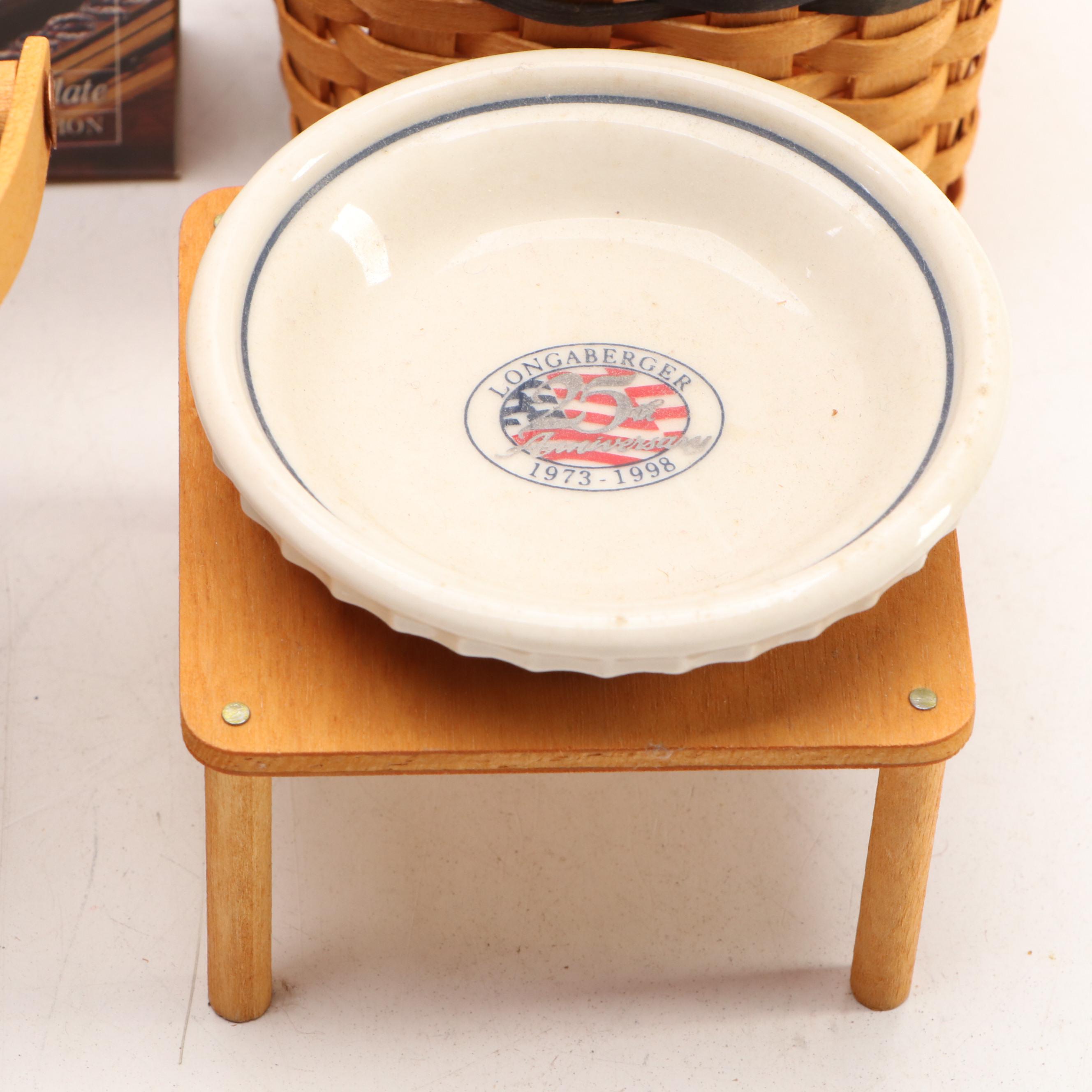 Longaberger Collectors Club J. W. Collection Woven Maple Miniature Baskets