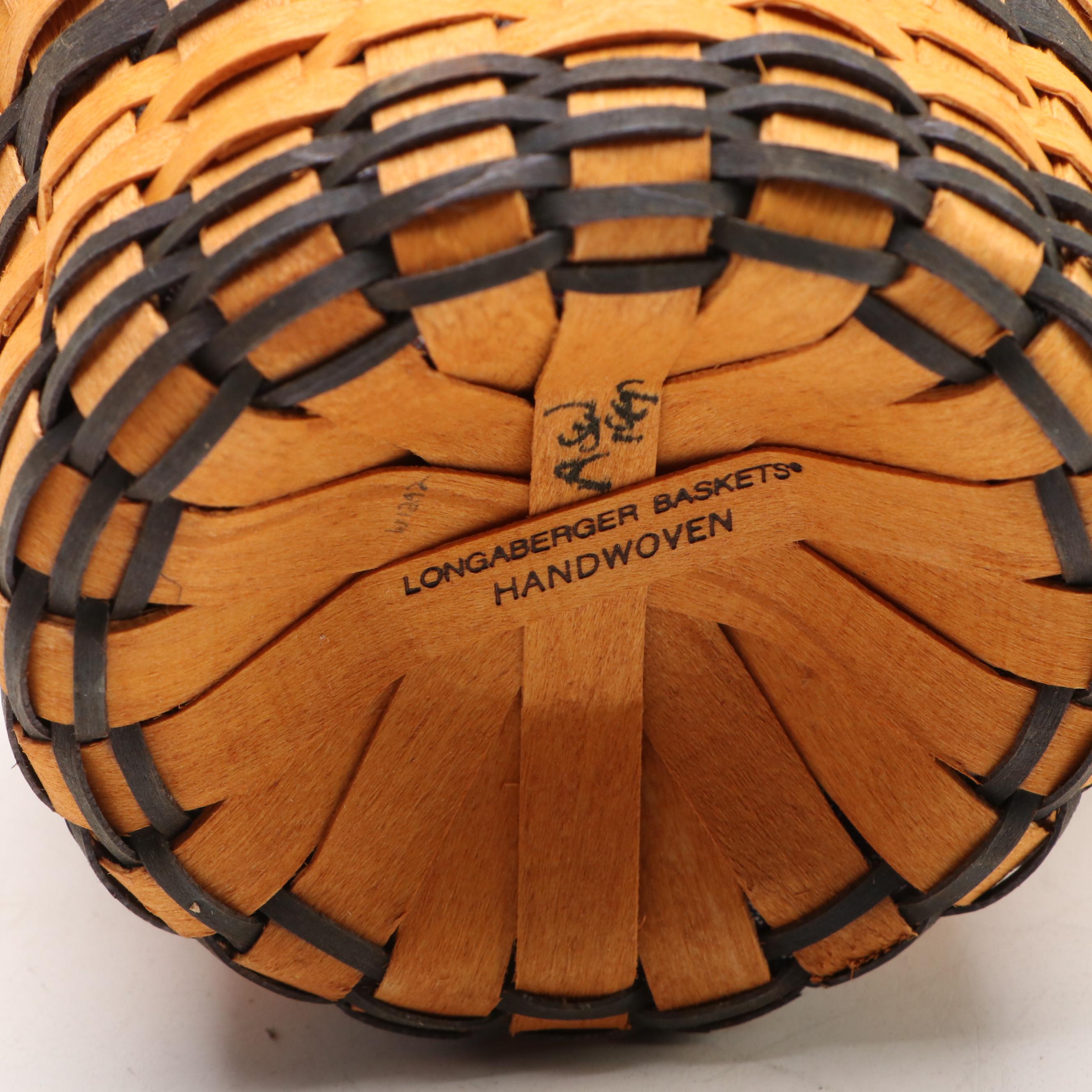 Longaberger Collectors Club J. W. Collection Woven Maple Miniature Baskets