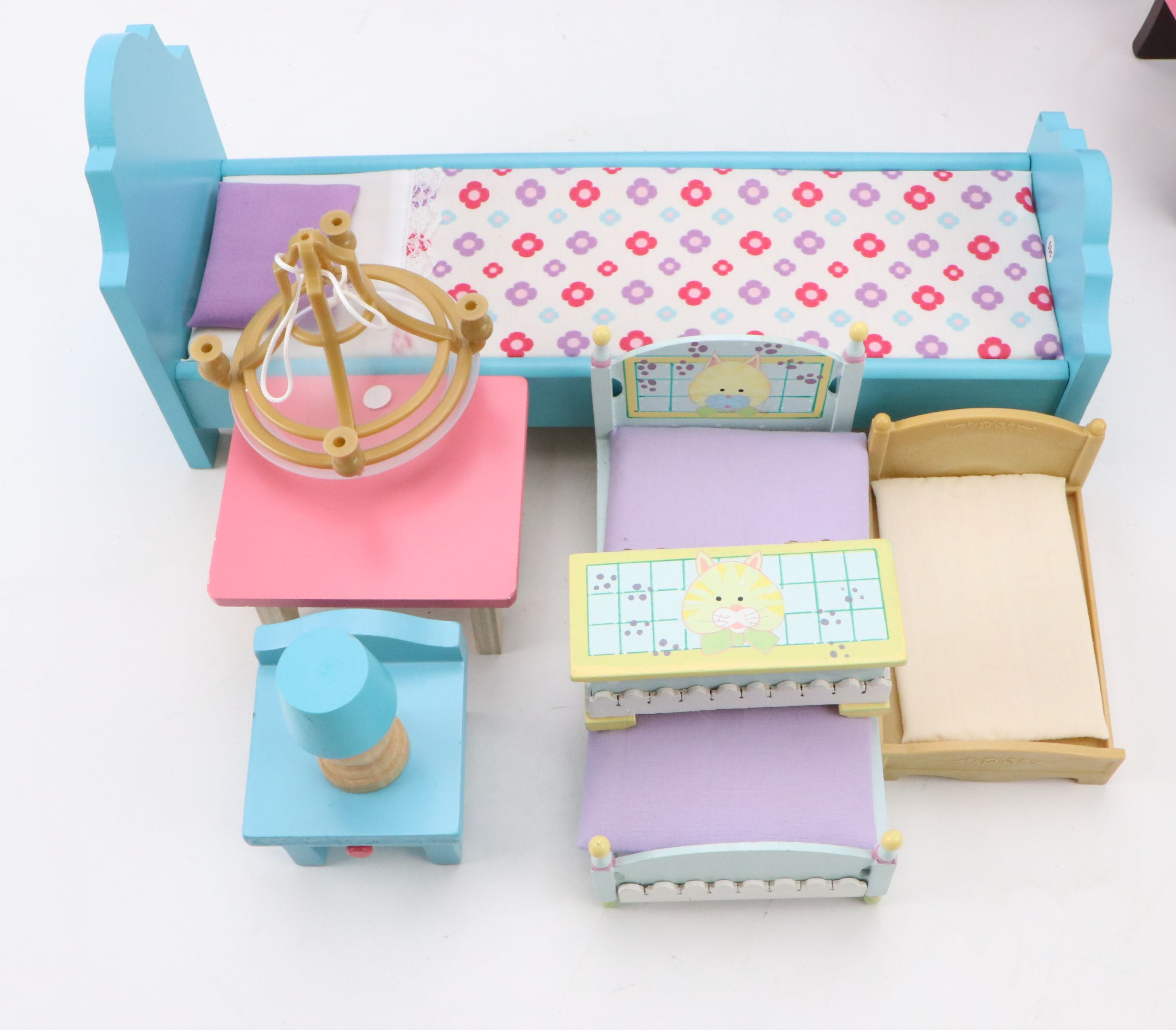 Dollhouse Miniature 1:12 Scale Bathroom, Dining, Living Room & Kitchen Furniture