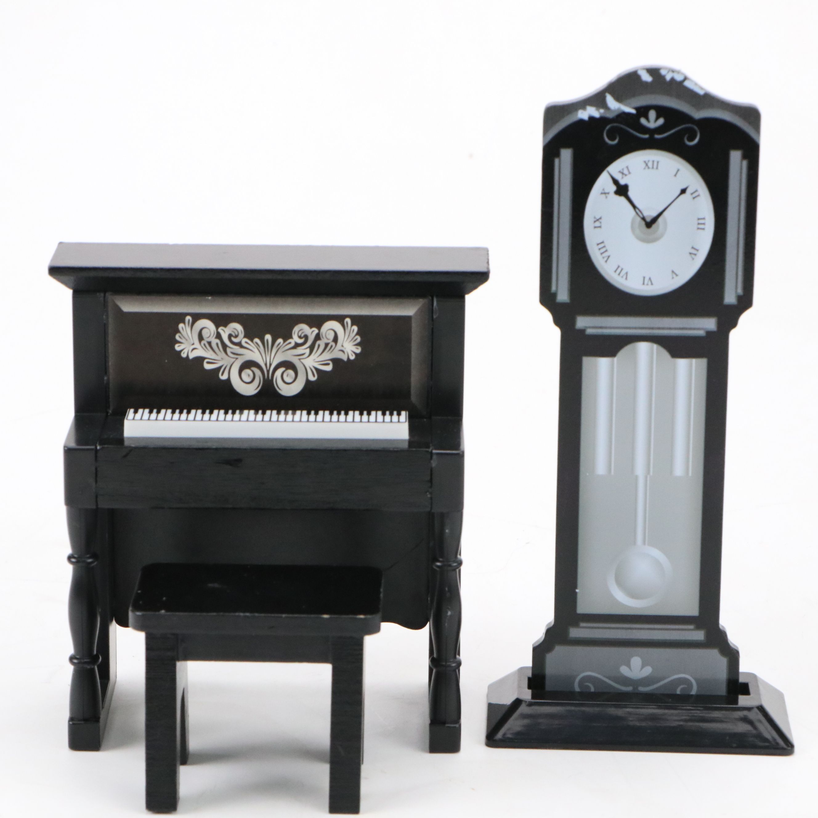 Dollhouse Miniature 1:12 Scale Bathroom, Dining, Living Room & Kitchen Furniture