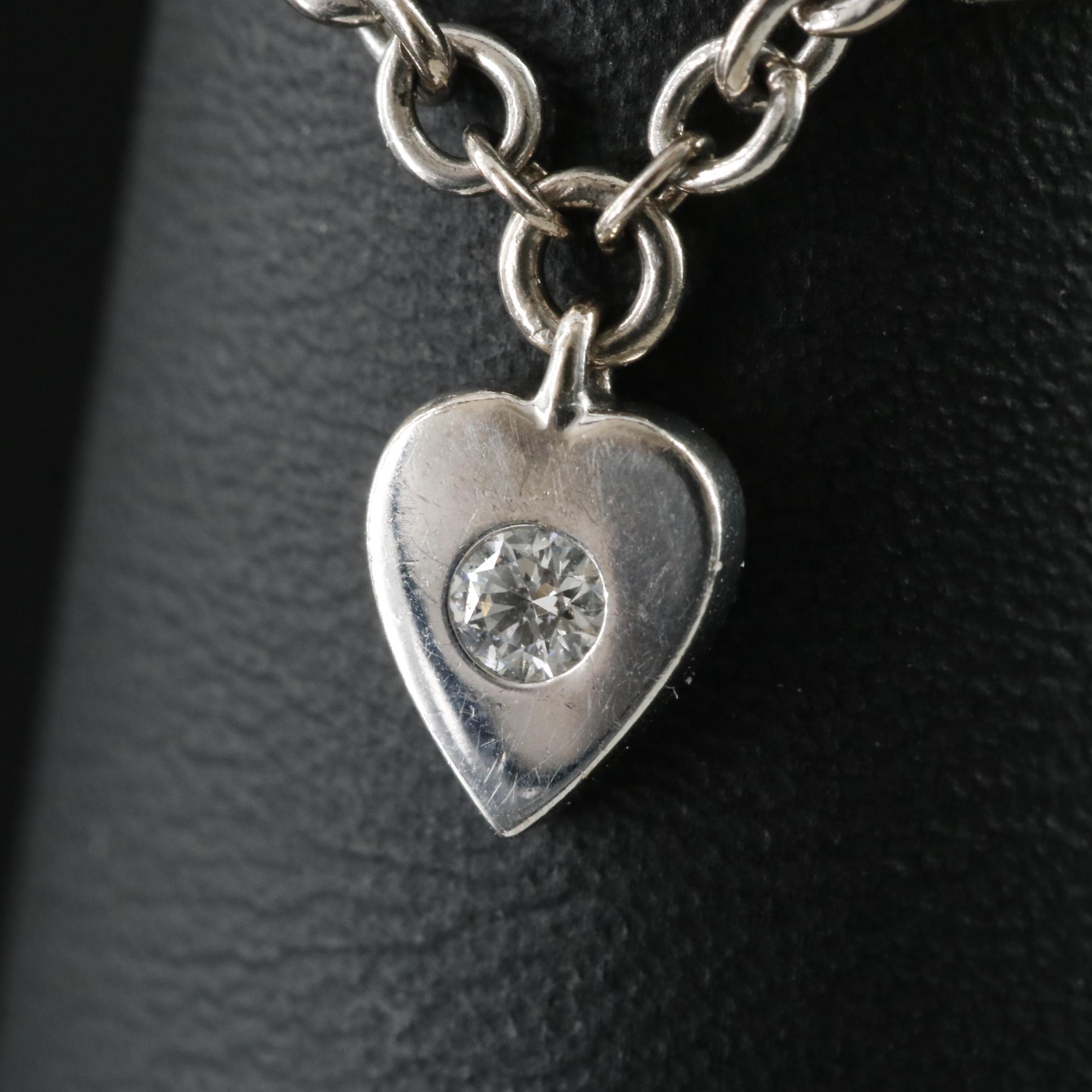 Cartier Mon Amour 18K and Diamond Heart Charm Ring