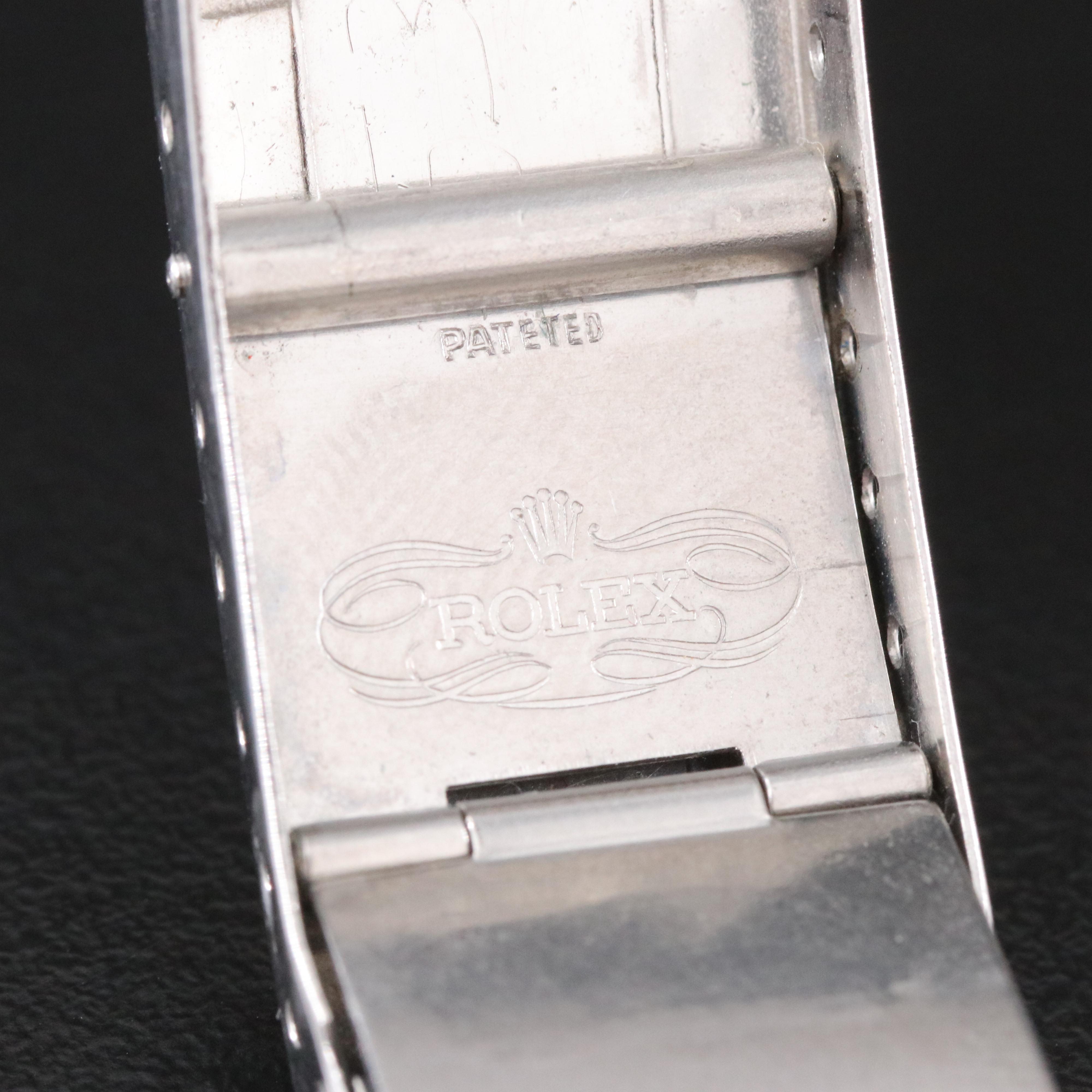 Rolex "Red" Submariner 1680 Watch with Rare Factory Error "Pateted" Clasp c.1974