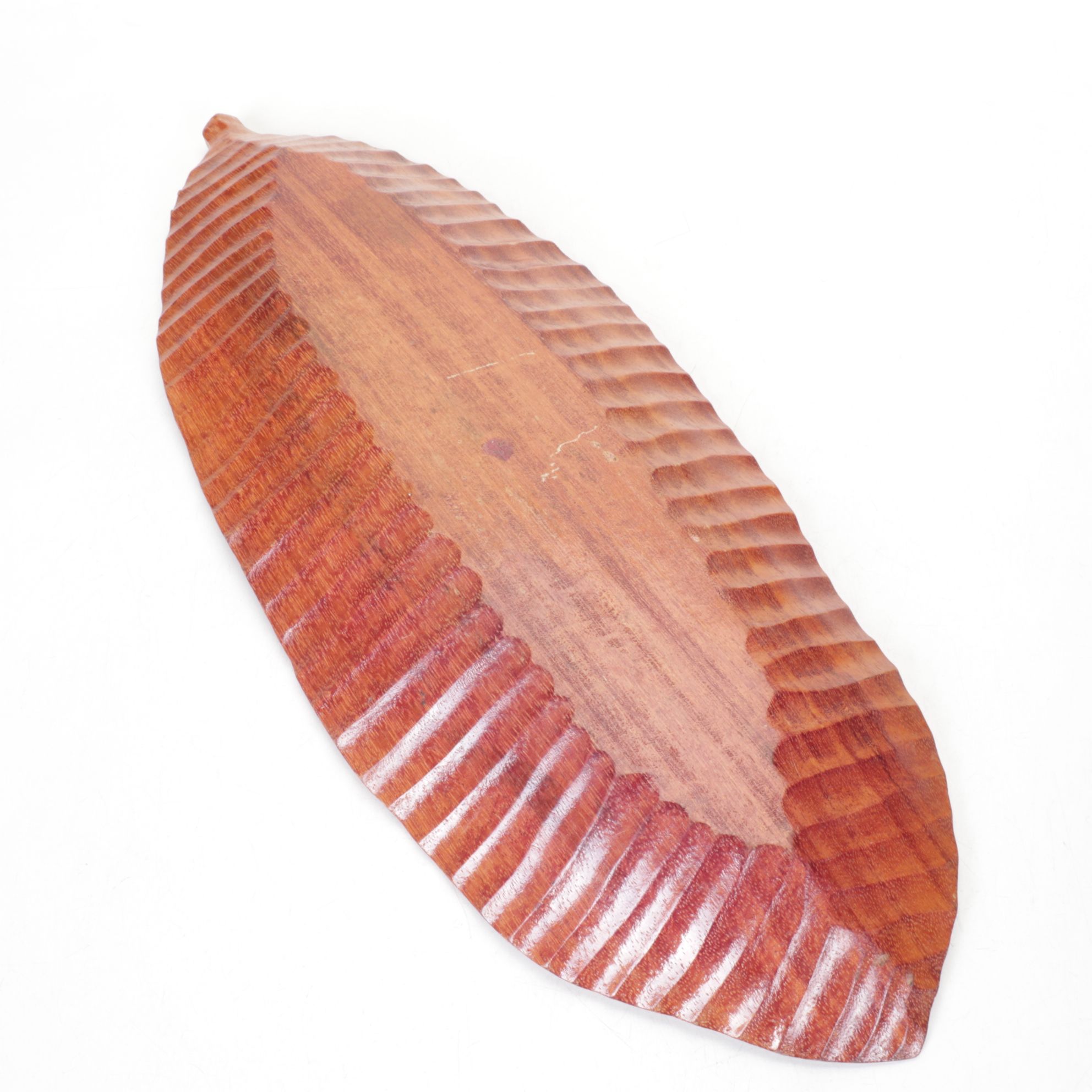 Bovano Enameled Metal Shell-Shaped Ashtray, Wood Leaf-Shaped Tray and More