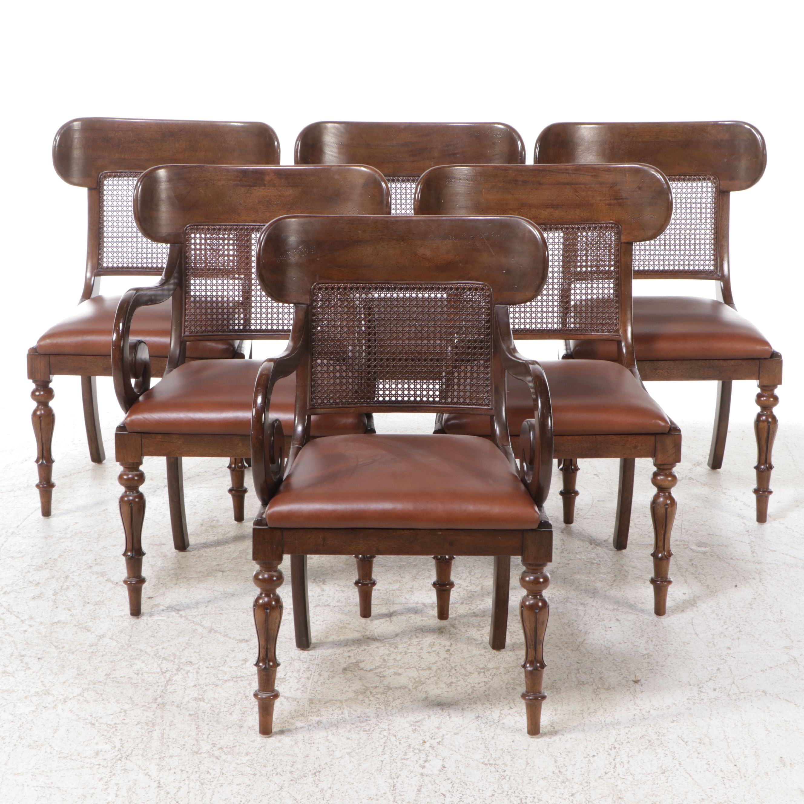 Ralph Lauren French Provincial Style Dining Table with Henredon Chairs