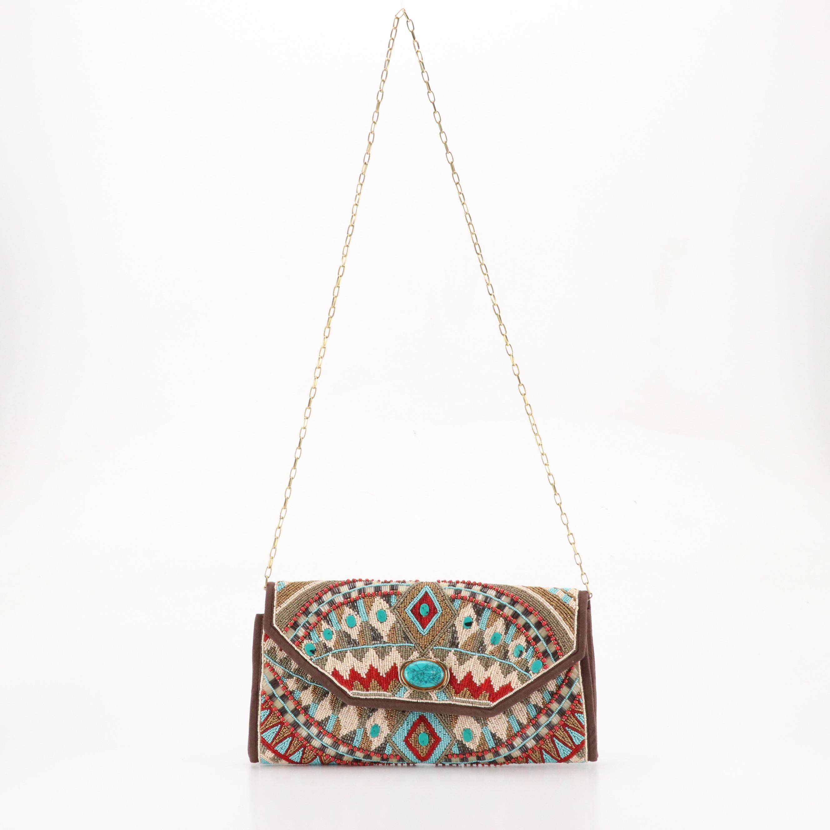Mary Frances and Moyna Beaded Convertible Clutch Bags