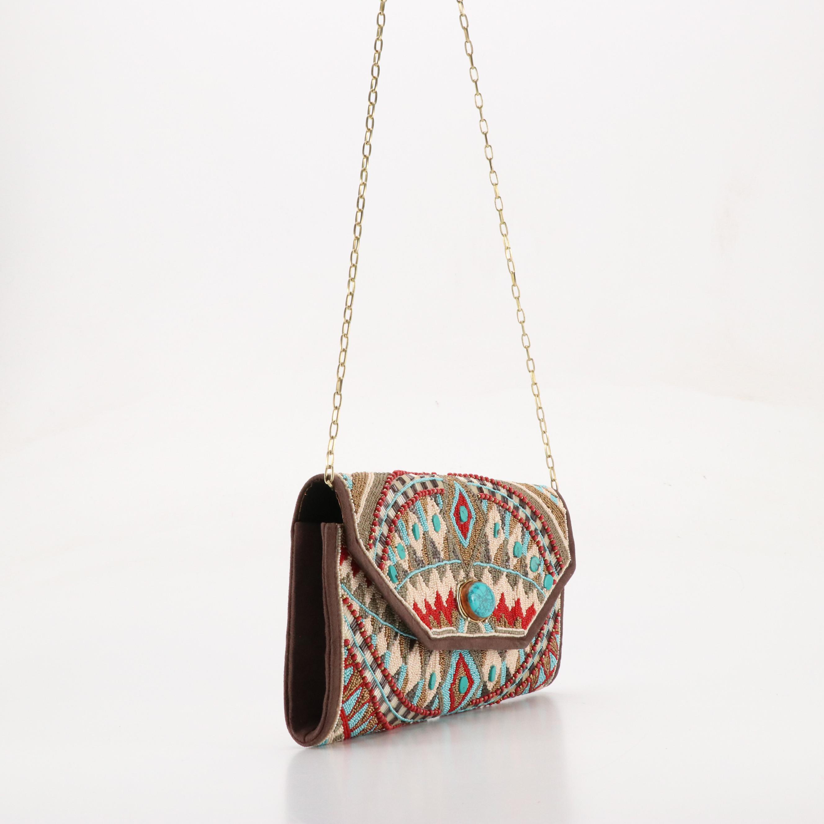 Mary Frances and Moyna Beaded Convertible Clutch Bags