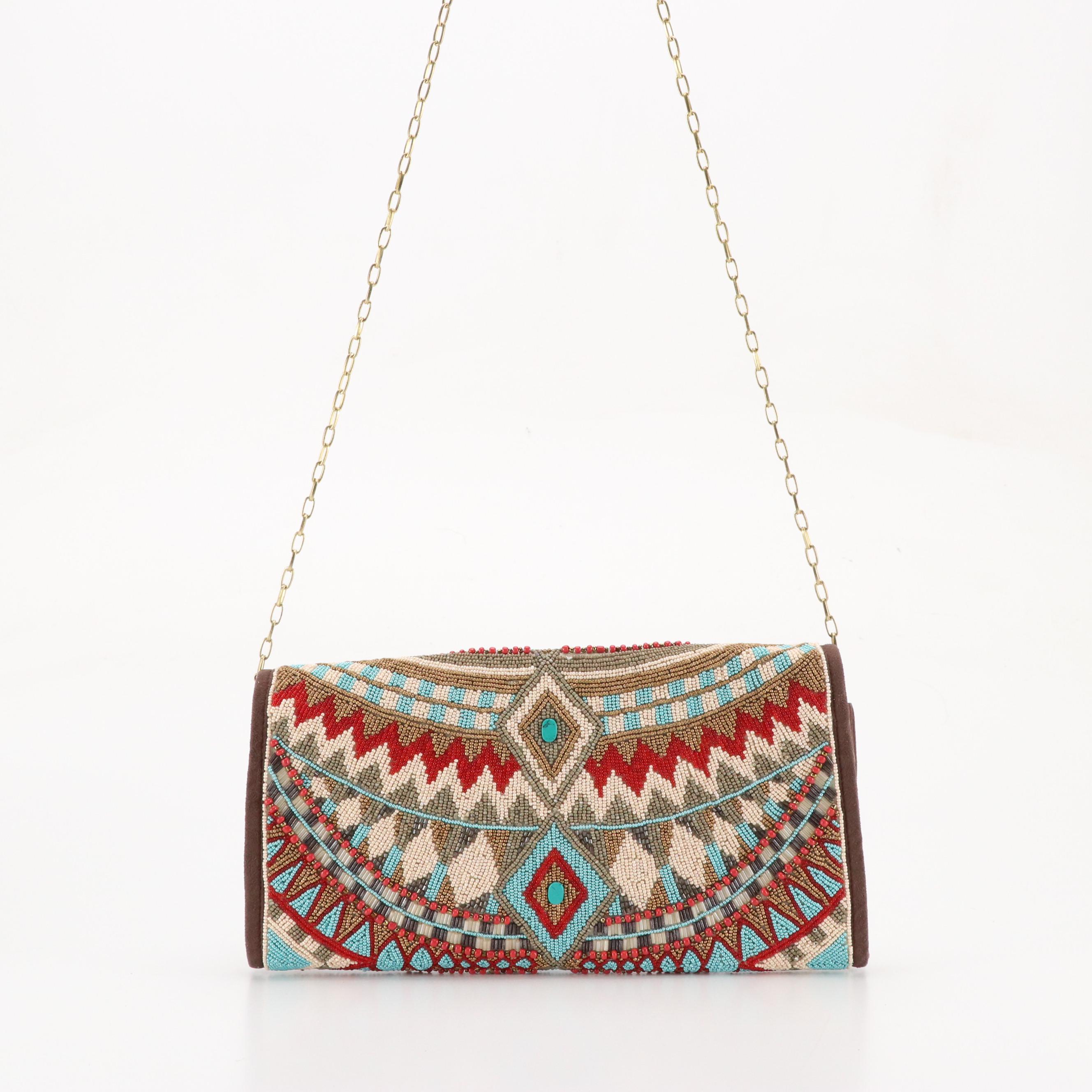Mary Frances and Moyna Beaded Convertible Clutch Bags