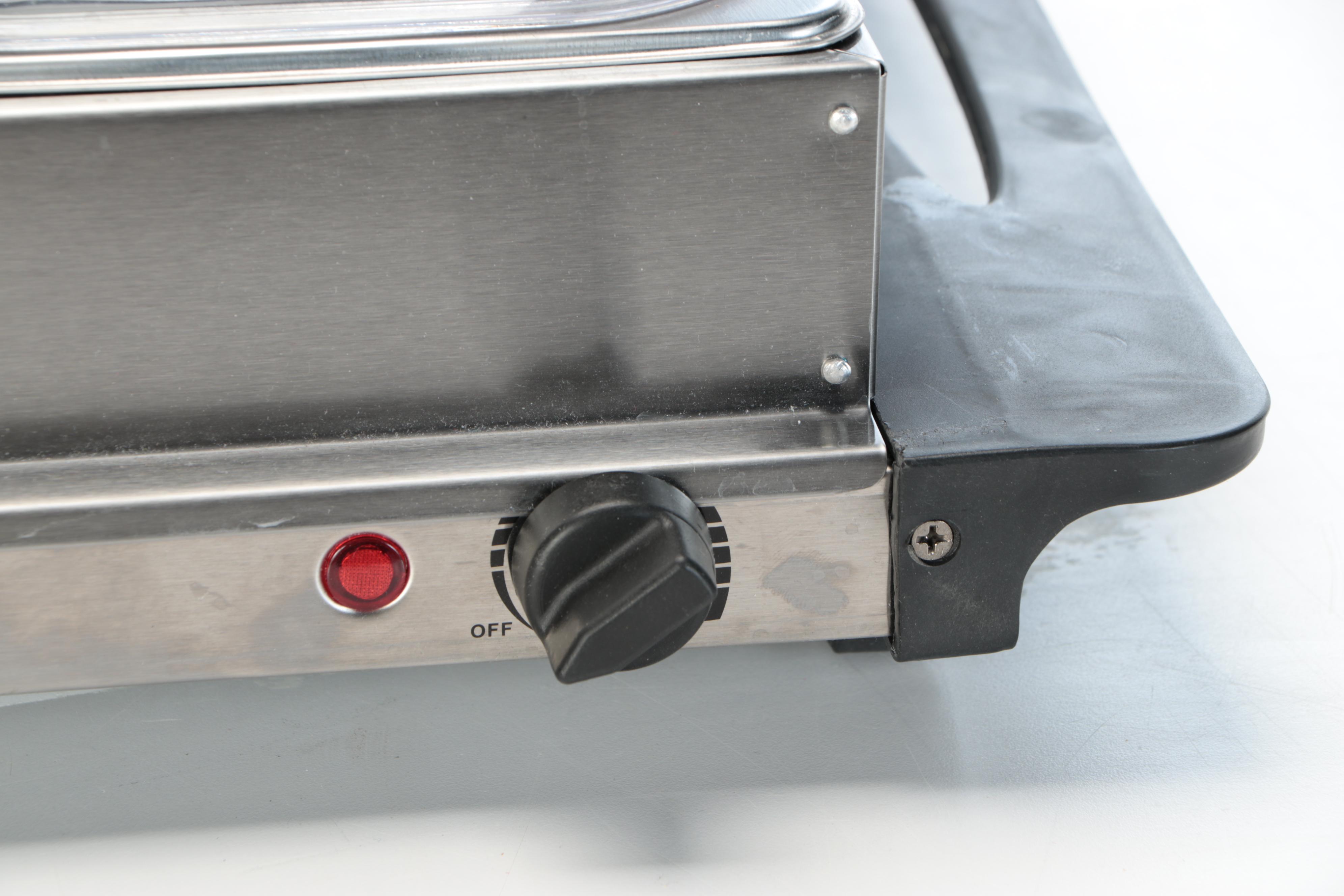 Kitchen Living Buffet Server with Warming Tray