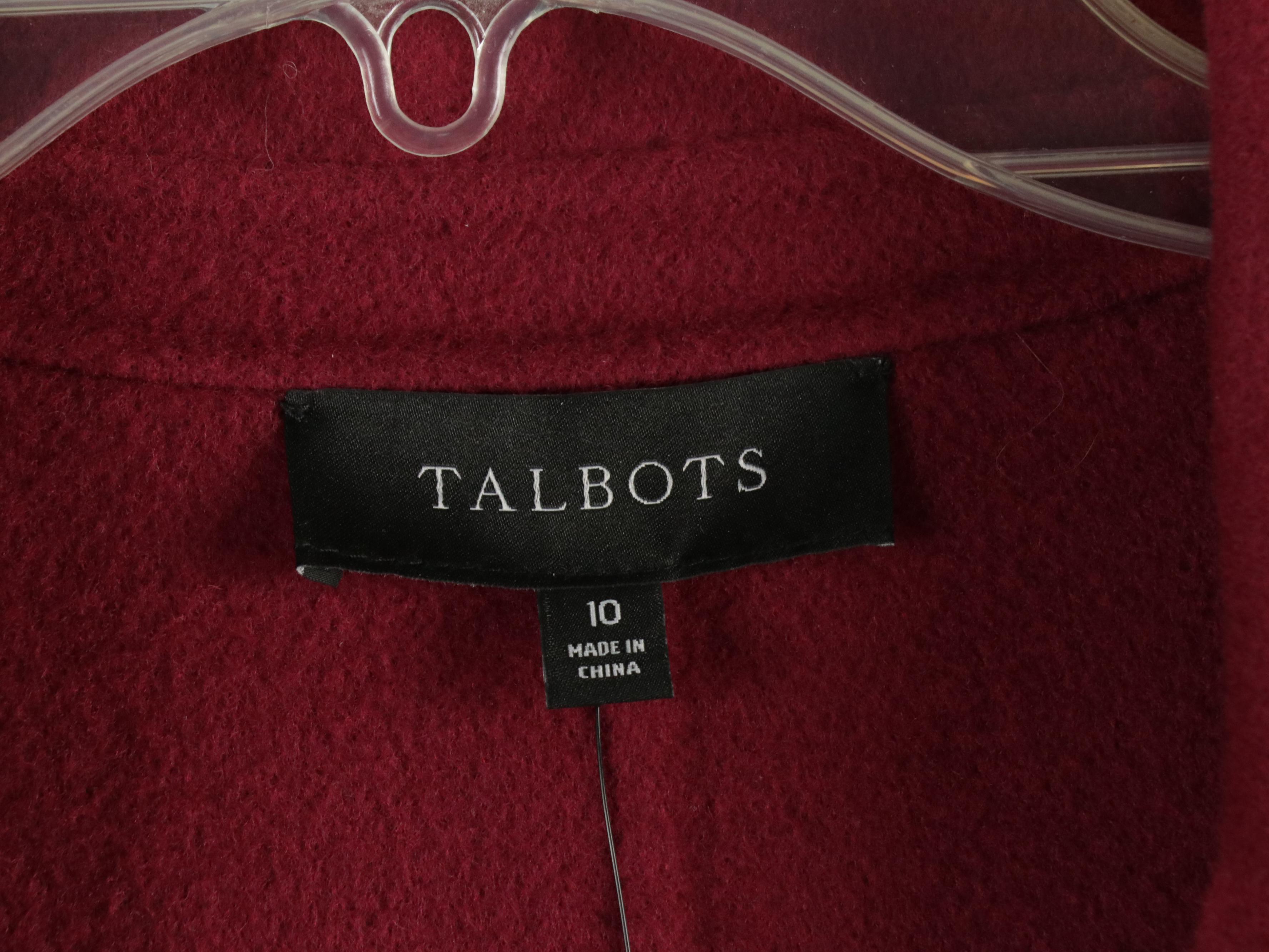 Talbots Corduroy Blazer, Wool Coat, Cable Knit Cotton Sweaters & Printed Pants