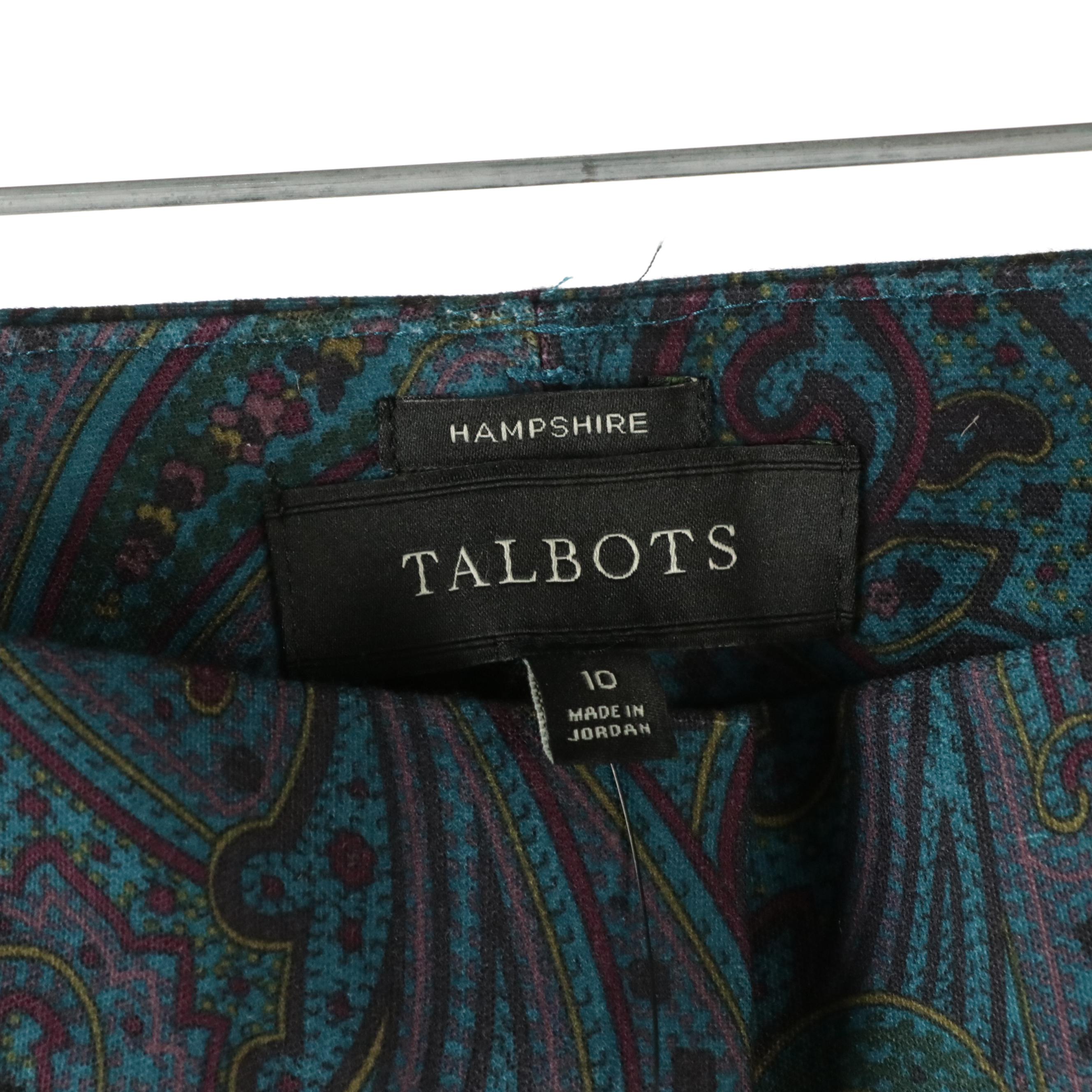 Talbots Corduroy Blazer, Wool Coat, Cable Knit Cotton Sweaters & Printed Pants