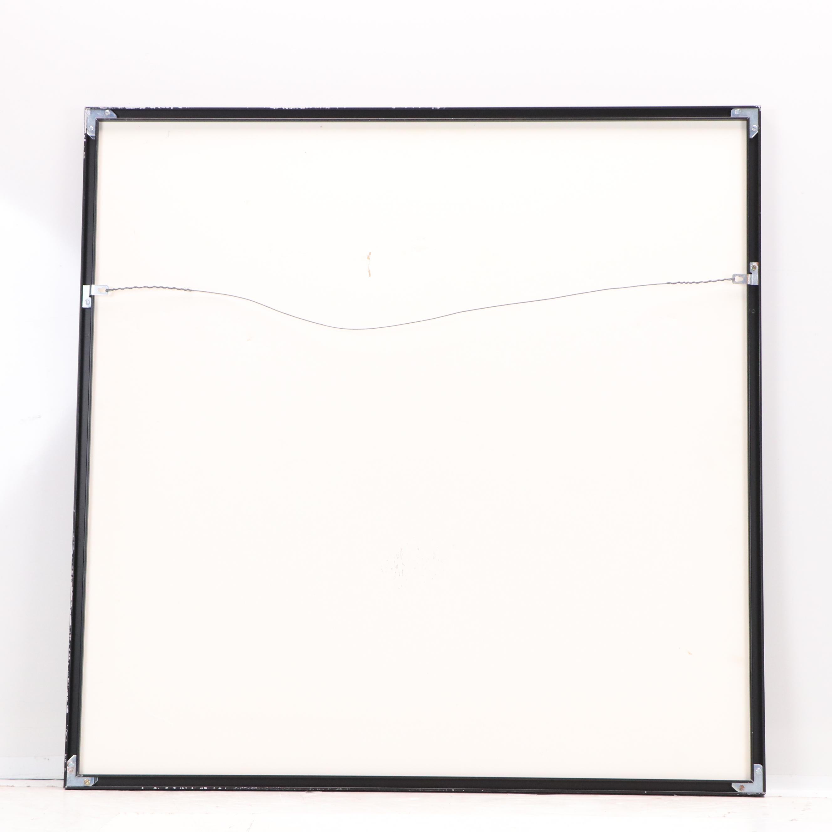 Martín García Rivera Woodcut "Eterno," 1995