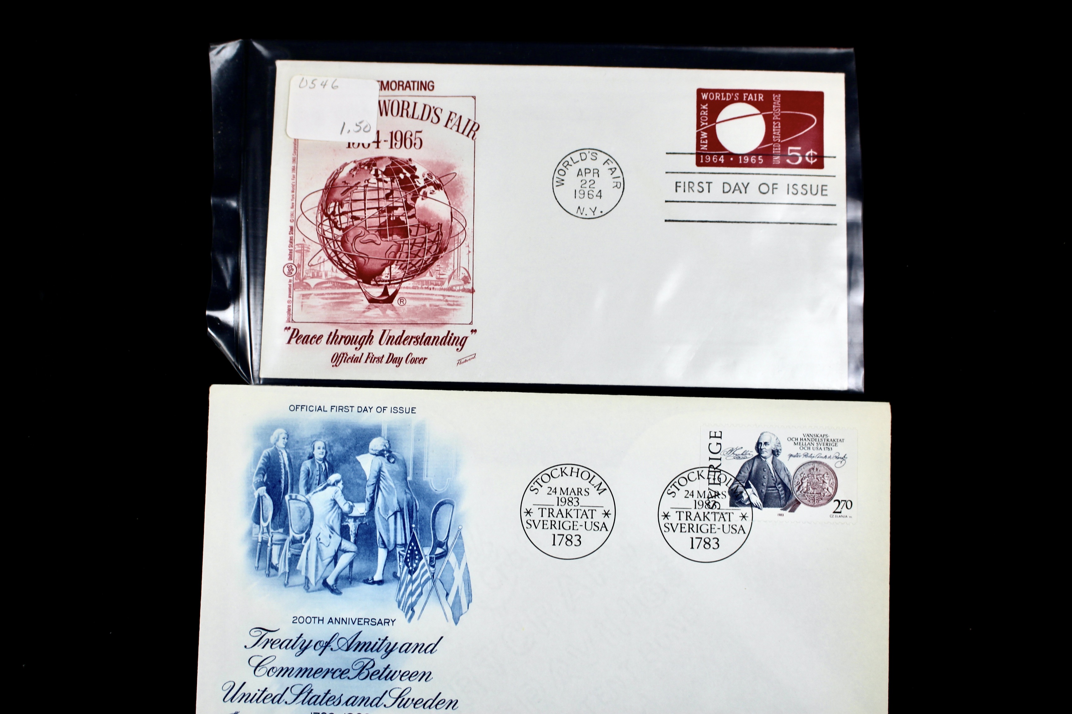 Over 340 U.S. First Day Covers, All Unaddressed with Cachets