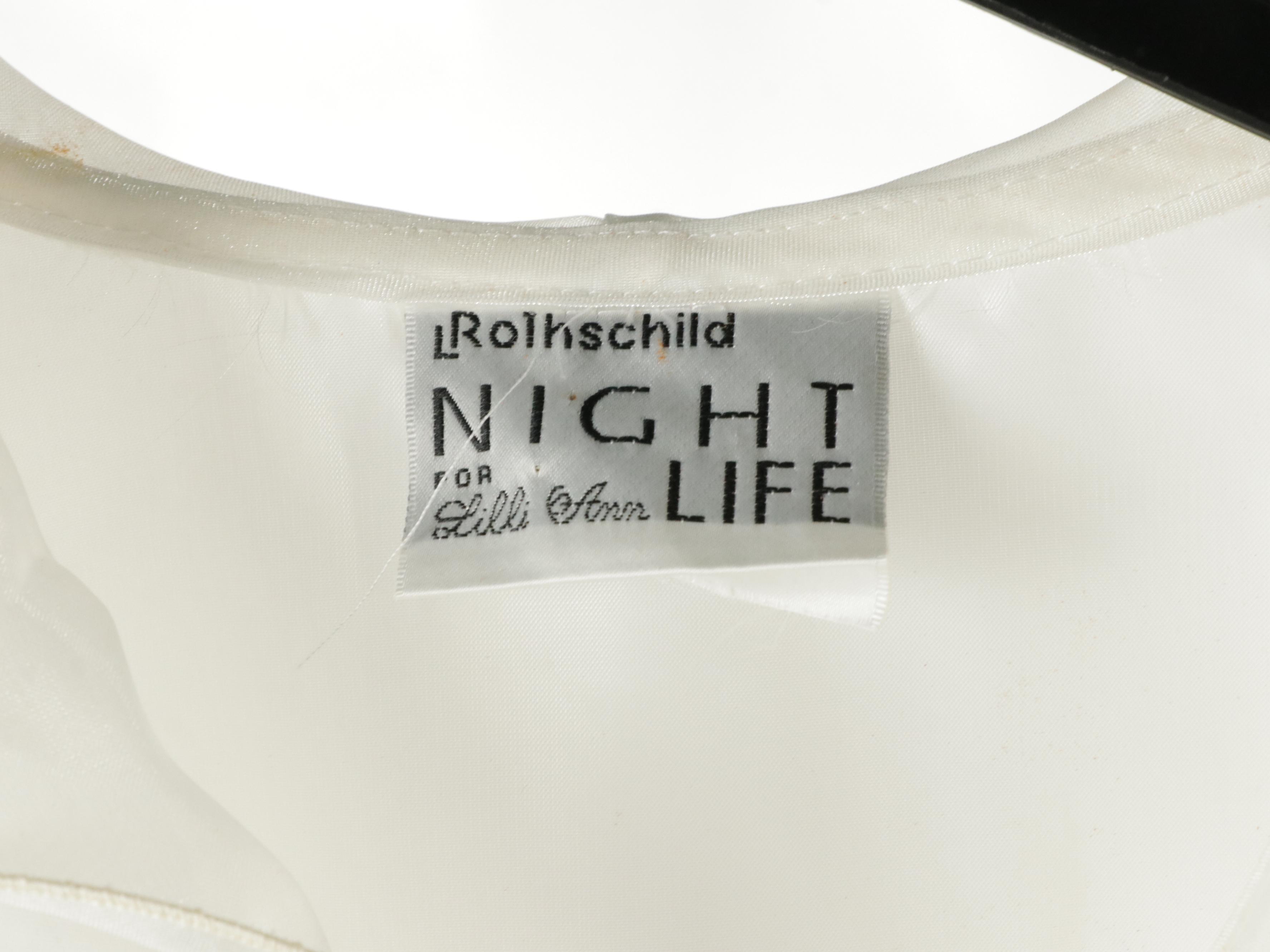 Vintage Lace-Trimmed, Ruffled and Embellished Evening Tops Featuring I. Magnin