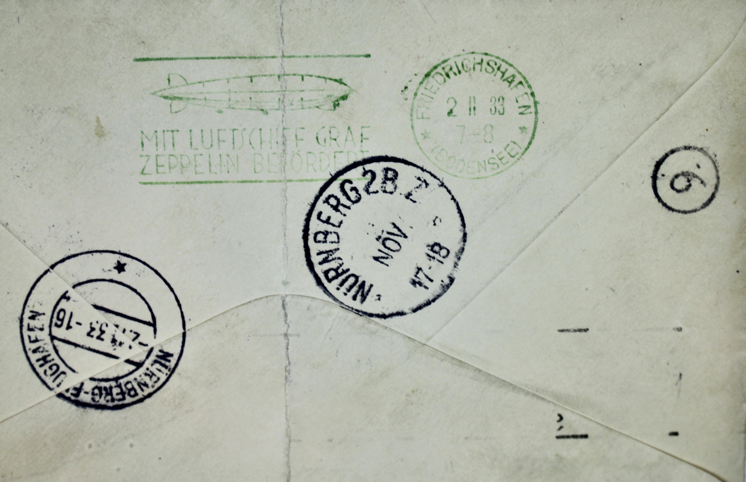 1933 Century of Progress Graf Zeppelin Postal Cover