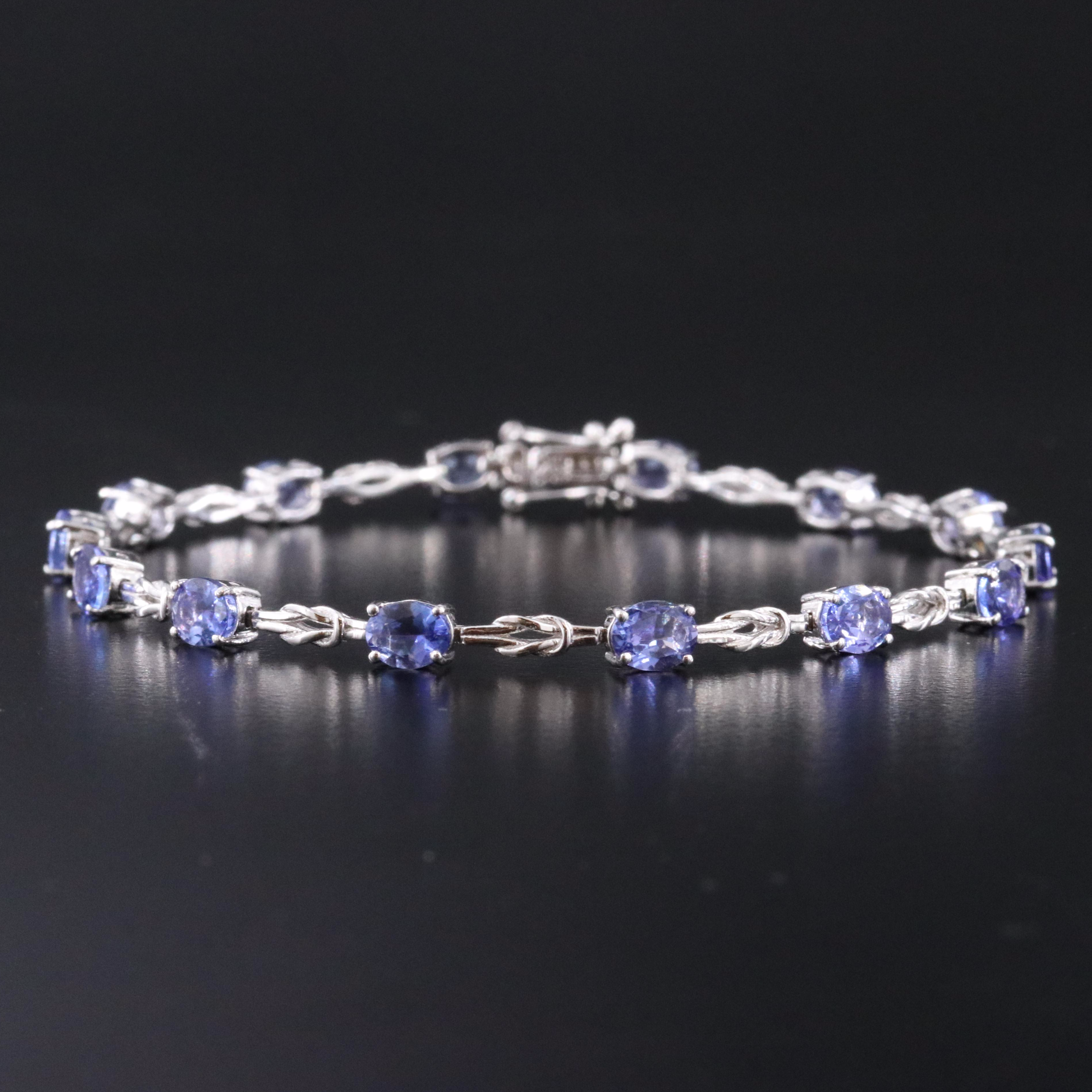 Sterling Tanzanite Bracelet