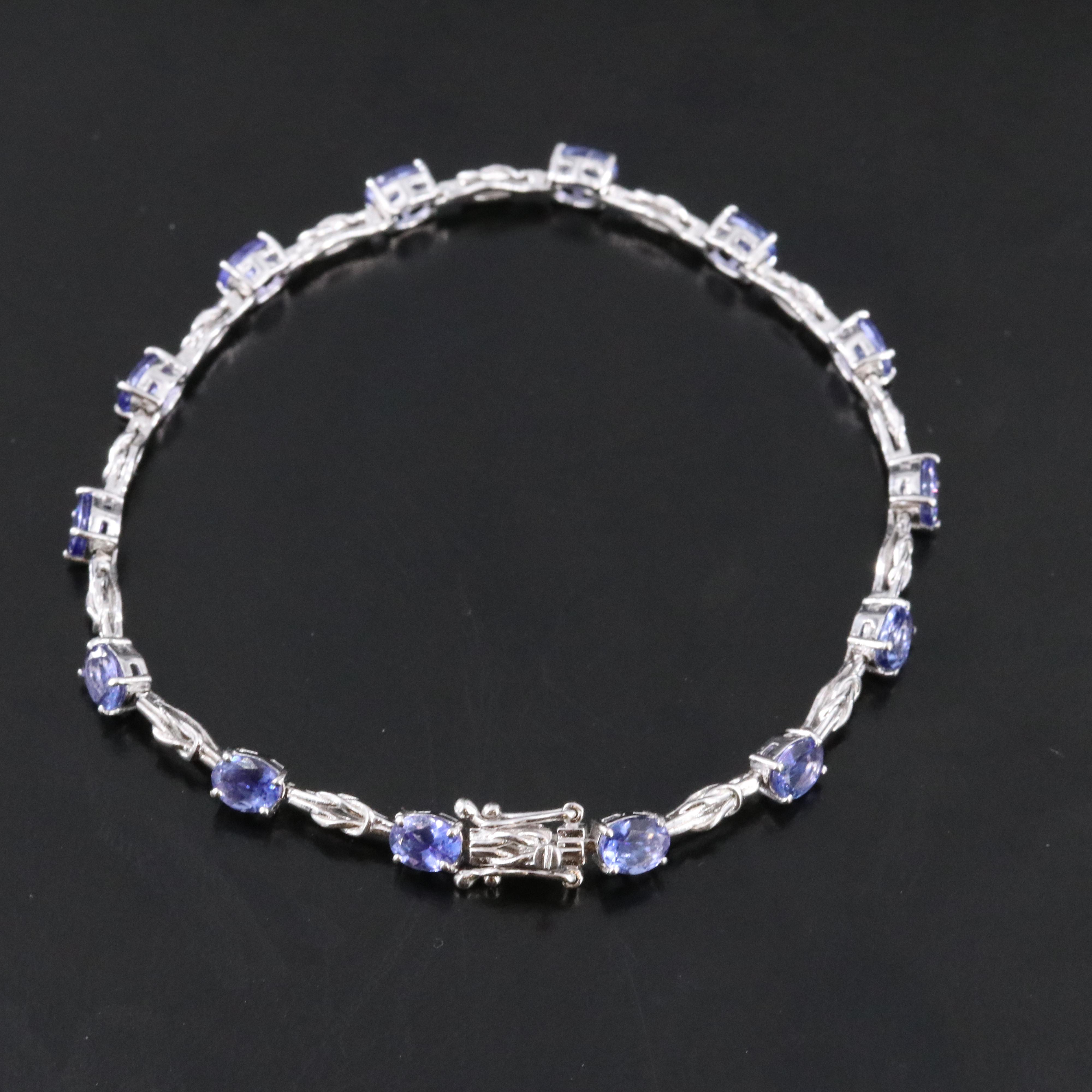 Sterling Tanzanite Bracelet