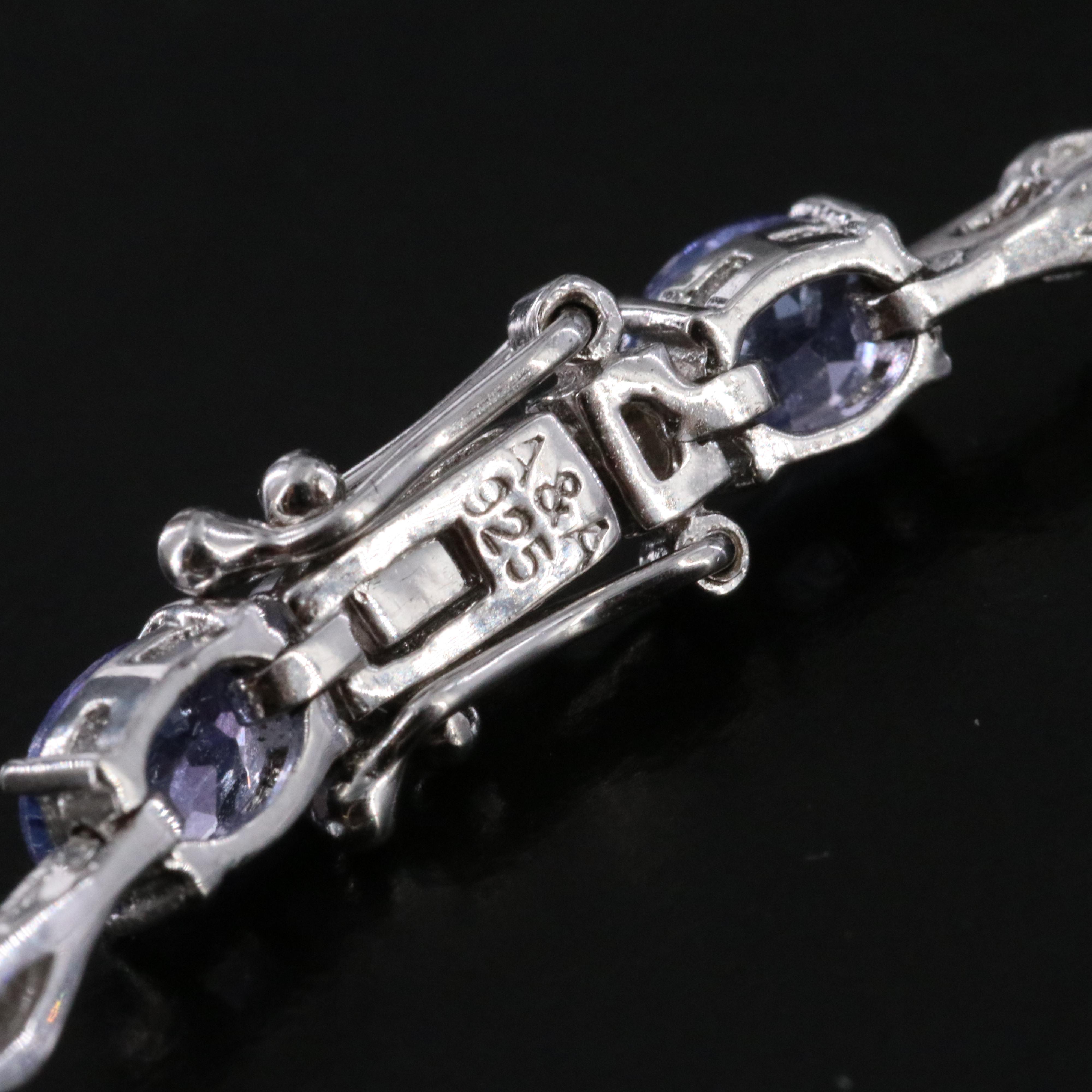 Sterling Tanzanite Bracelet