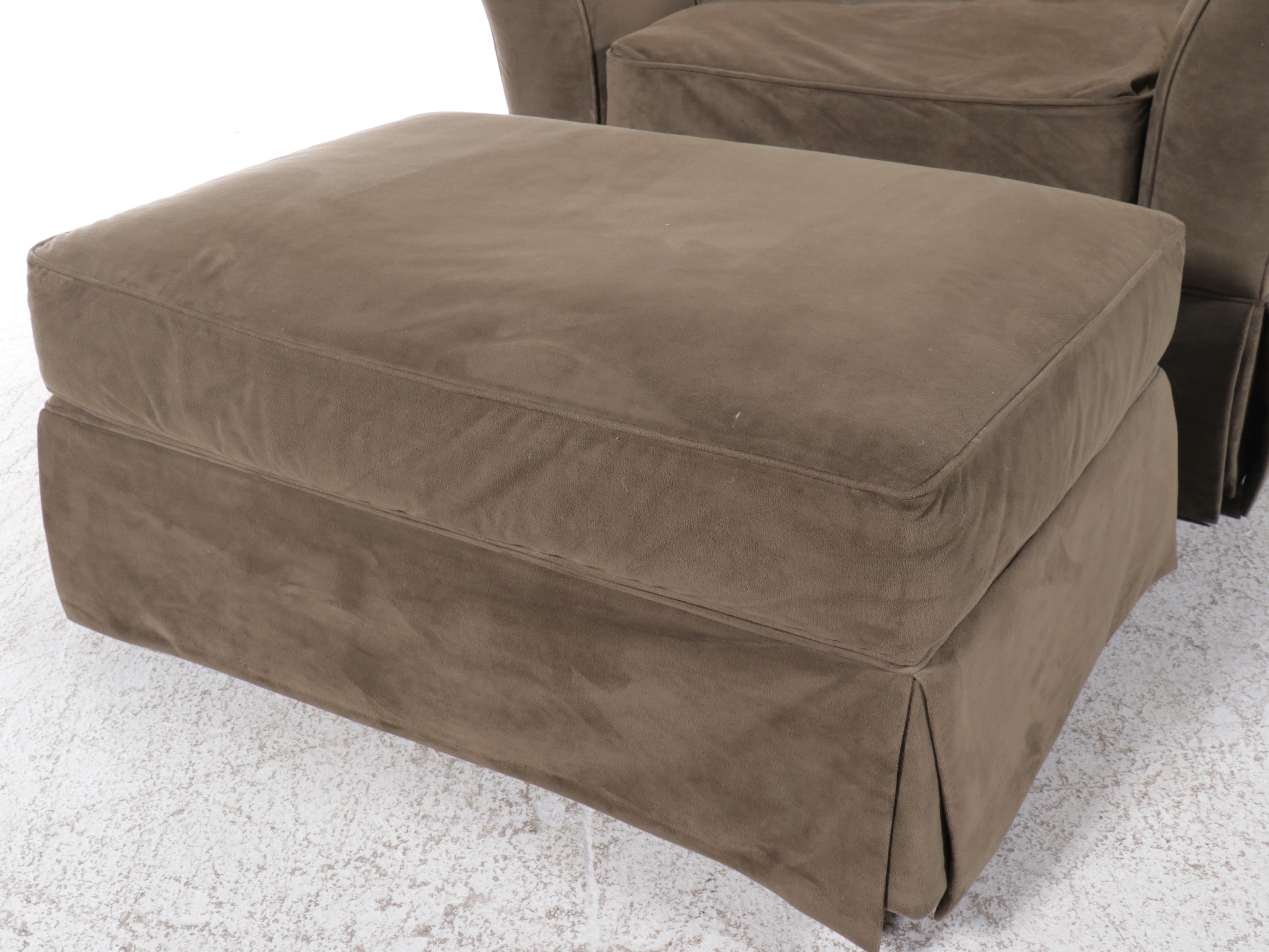 Alan White Contemporary Lounge Chair and Ottoman