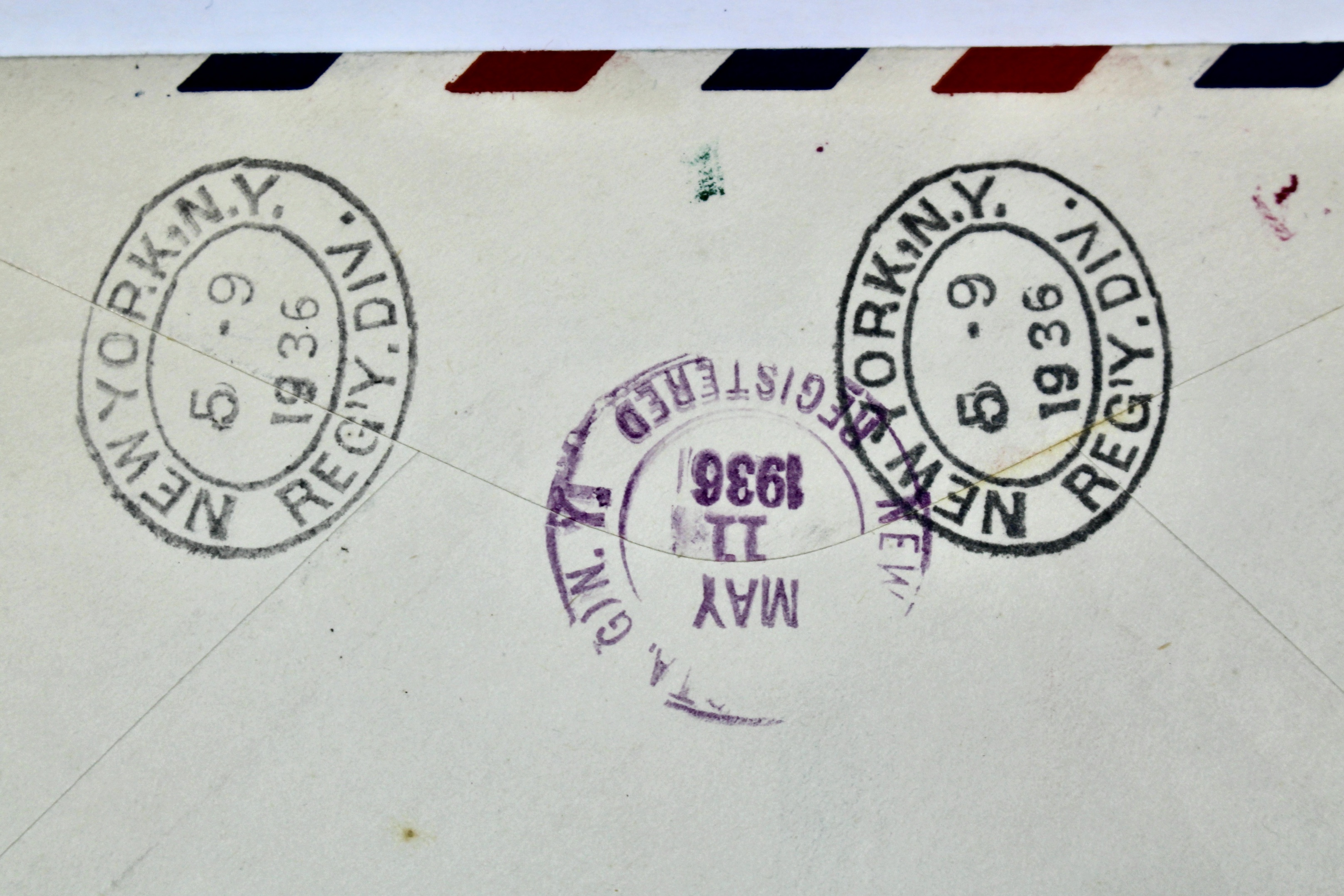 1936 Hindenburg Graf Zeppelin Postal Cover