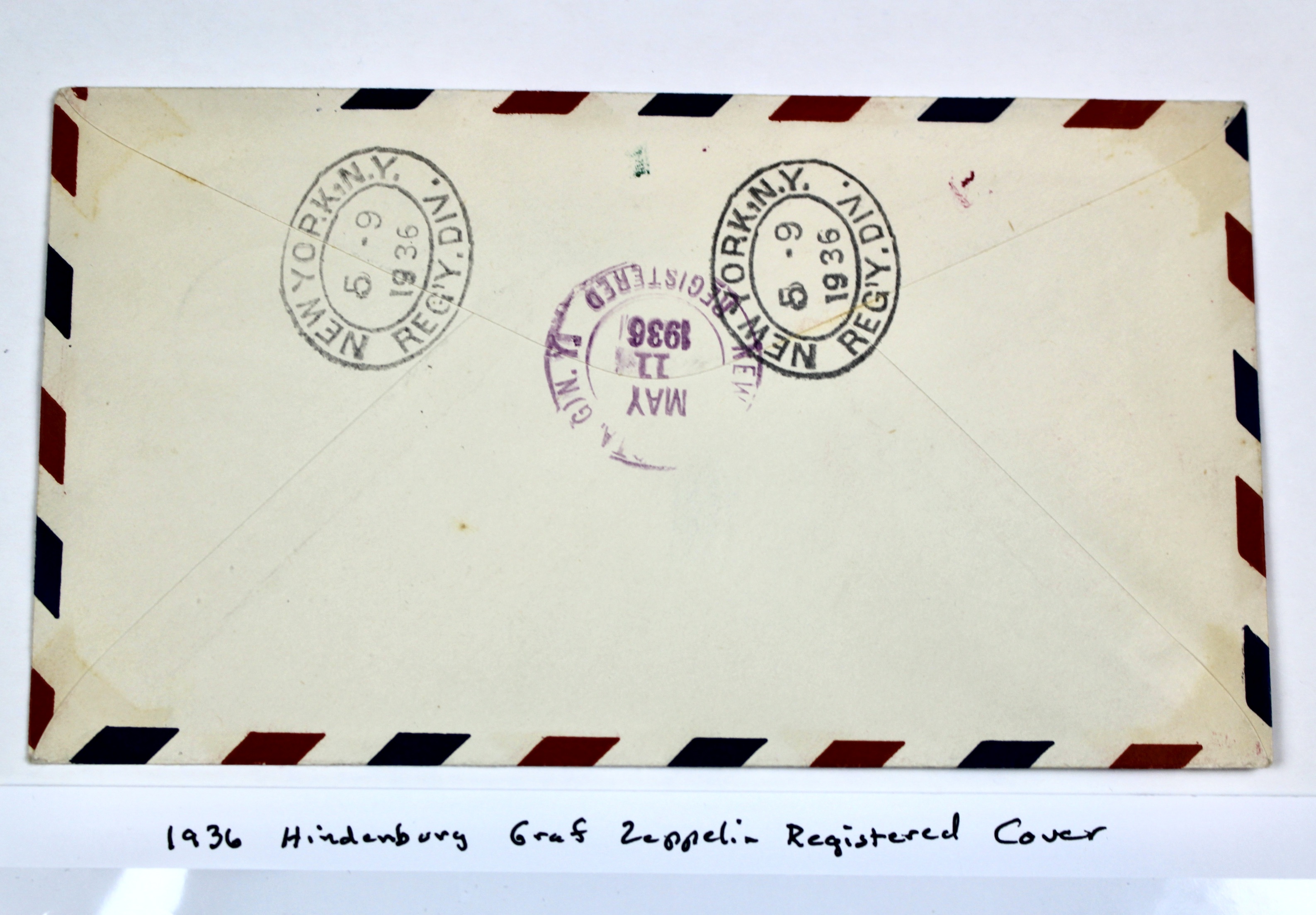 1936 Hindenburg Graf Zeppelin Postal Cover
