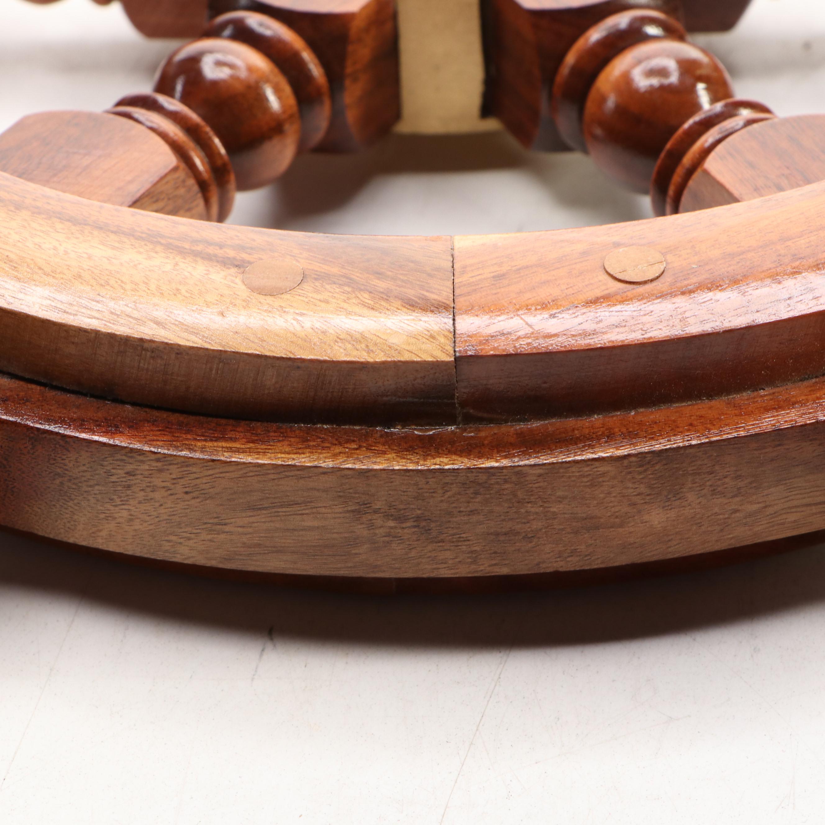 Nautical Wooden Ships Wheel