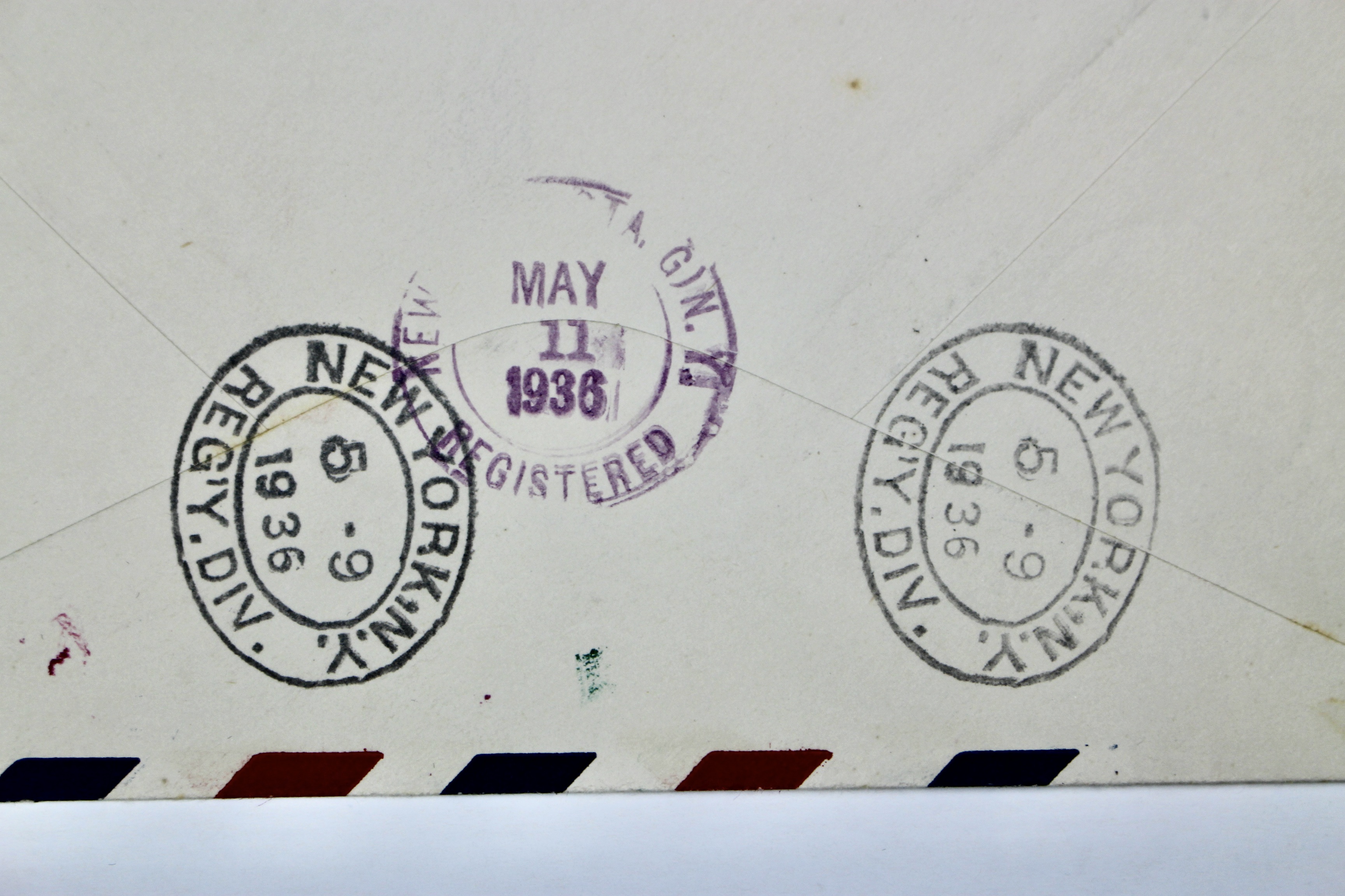 1936 Hindenburg Graf Zeppelin Postal Cover