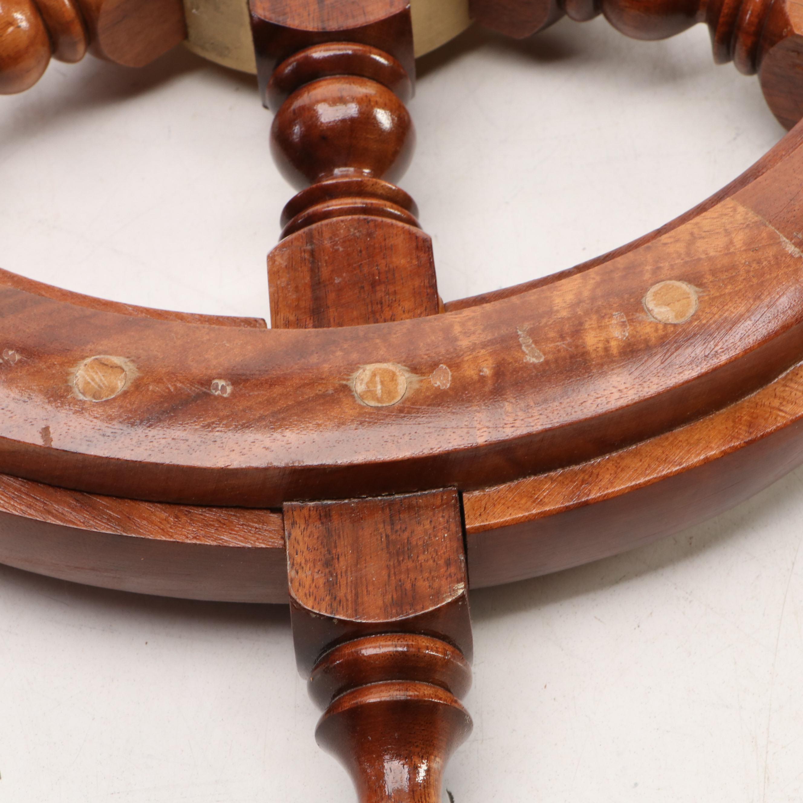 Nautical Wooden Ships Wheel