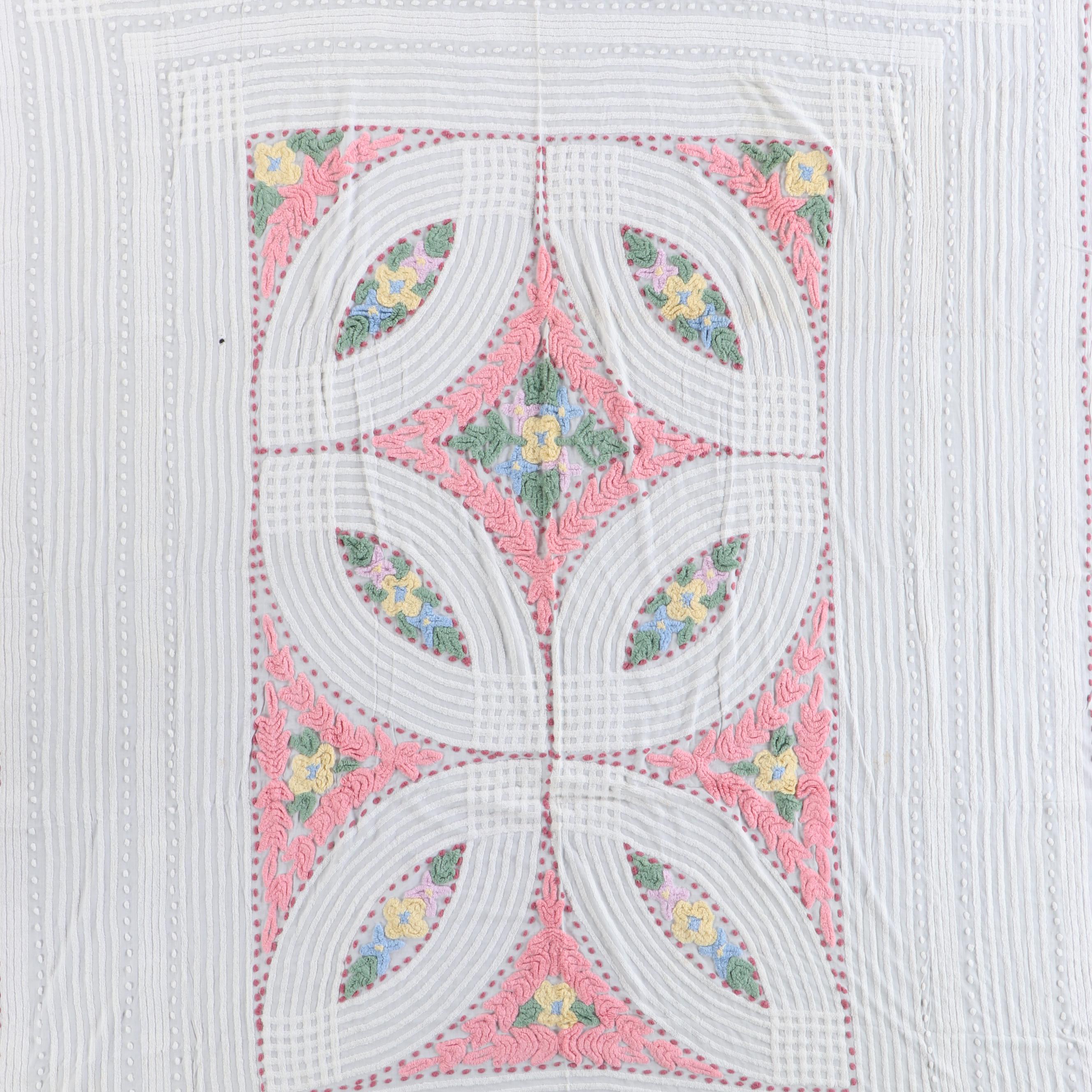 Floral Cotton Blankets with Lace Tablecloths and Cotton Placemats
