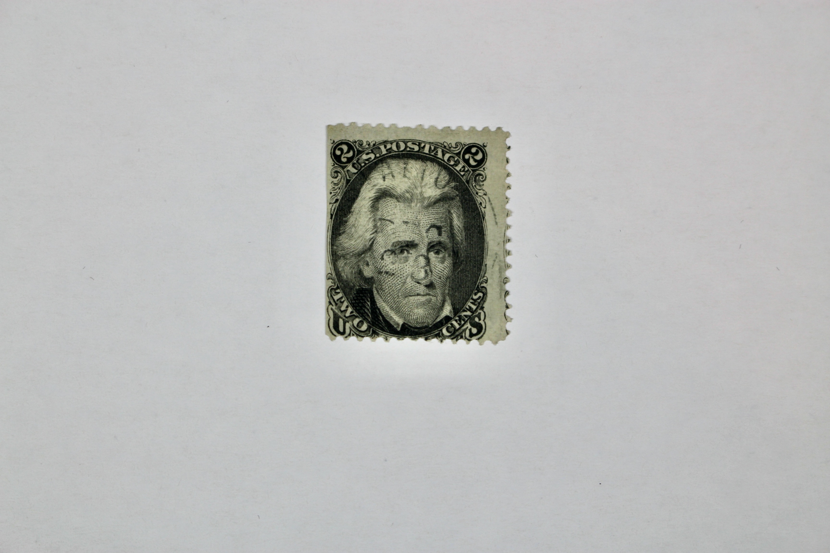 Five U.S. Postage Stamps, All with F Grill, 1867