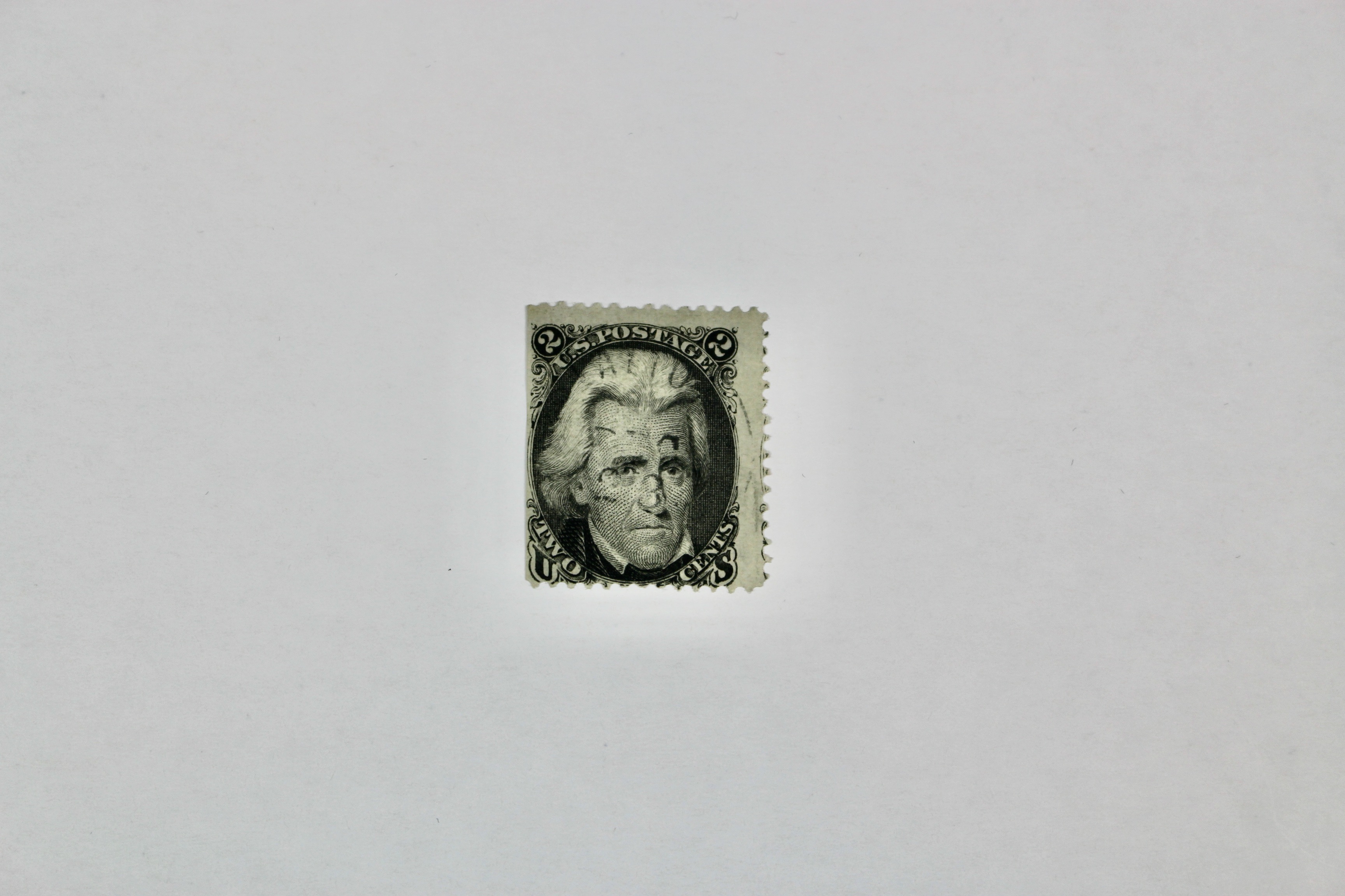 Five U.S. Postage Stamps, All with F Grill, 1867