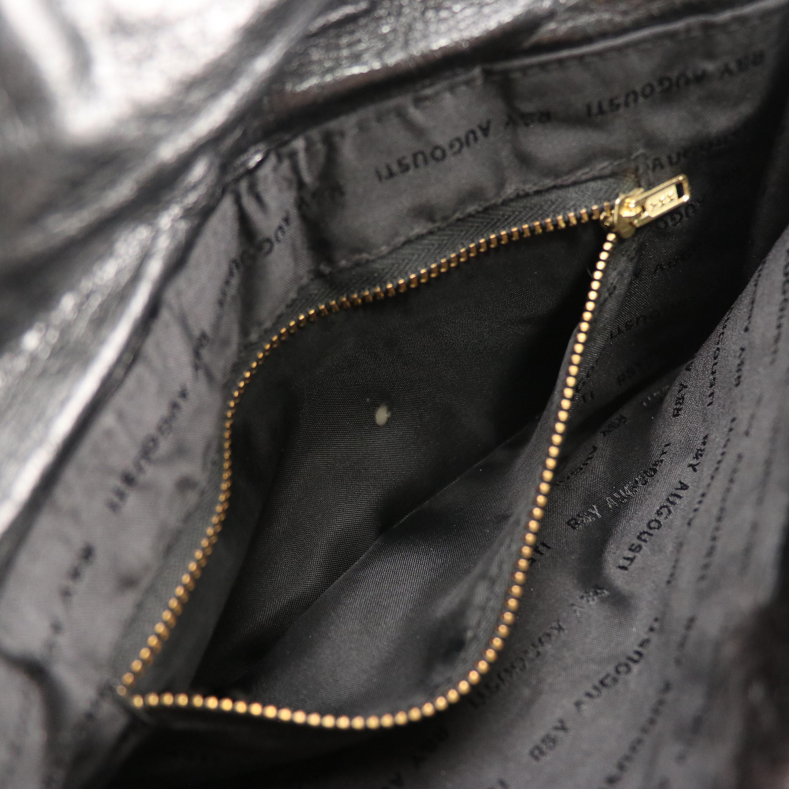 R&Y Augousti Black Fox Fur and Leather Foldover, Henry Bendel & Other Clutches