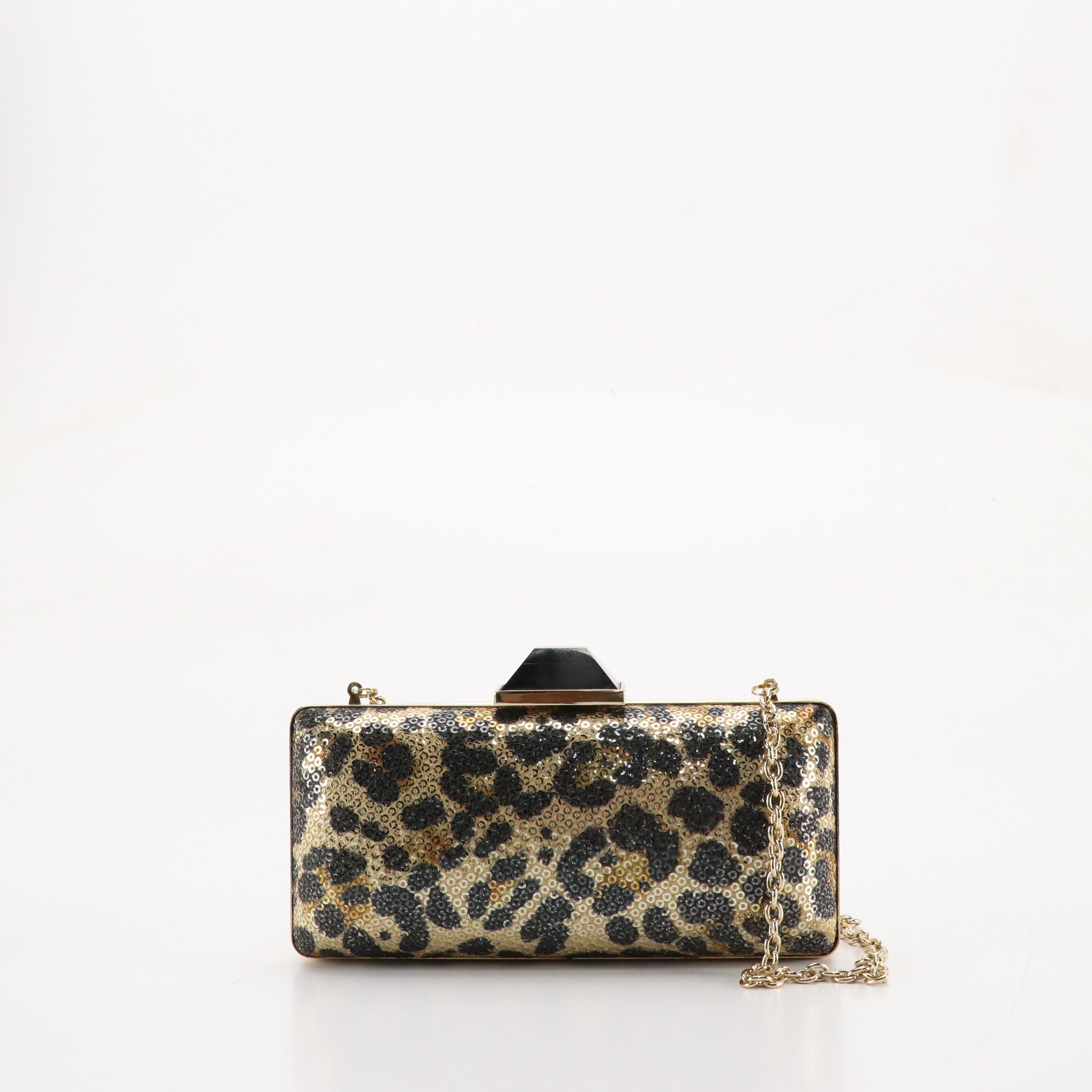 R&Y Augousti Black Fox Fur and Leather Foldover, Henry Bendel & Other Clutches