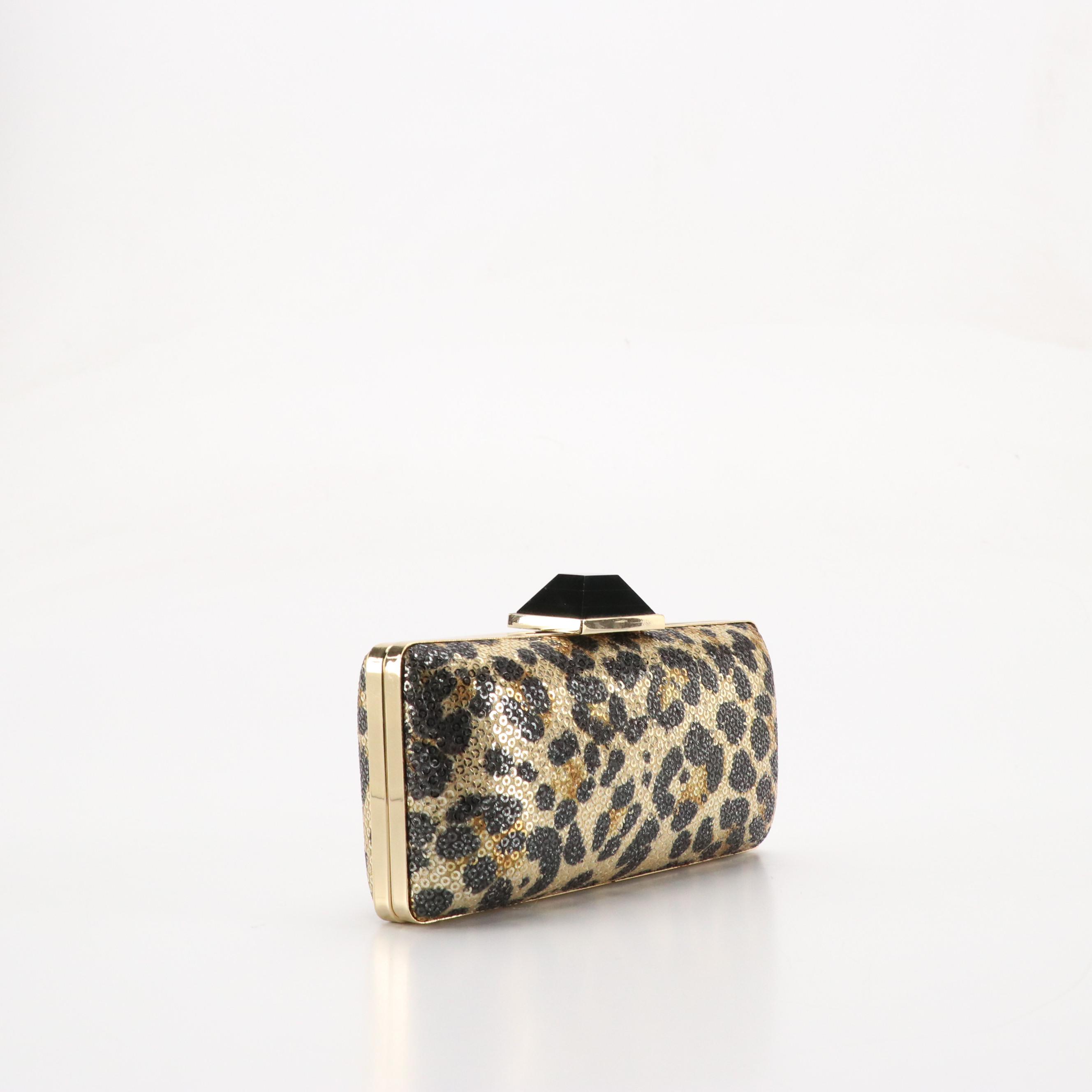 R&Y Augousti Black Fox Fur and Leather Foldover, Henry Bendel & Other Clutches