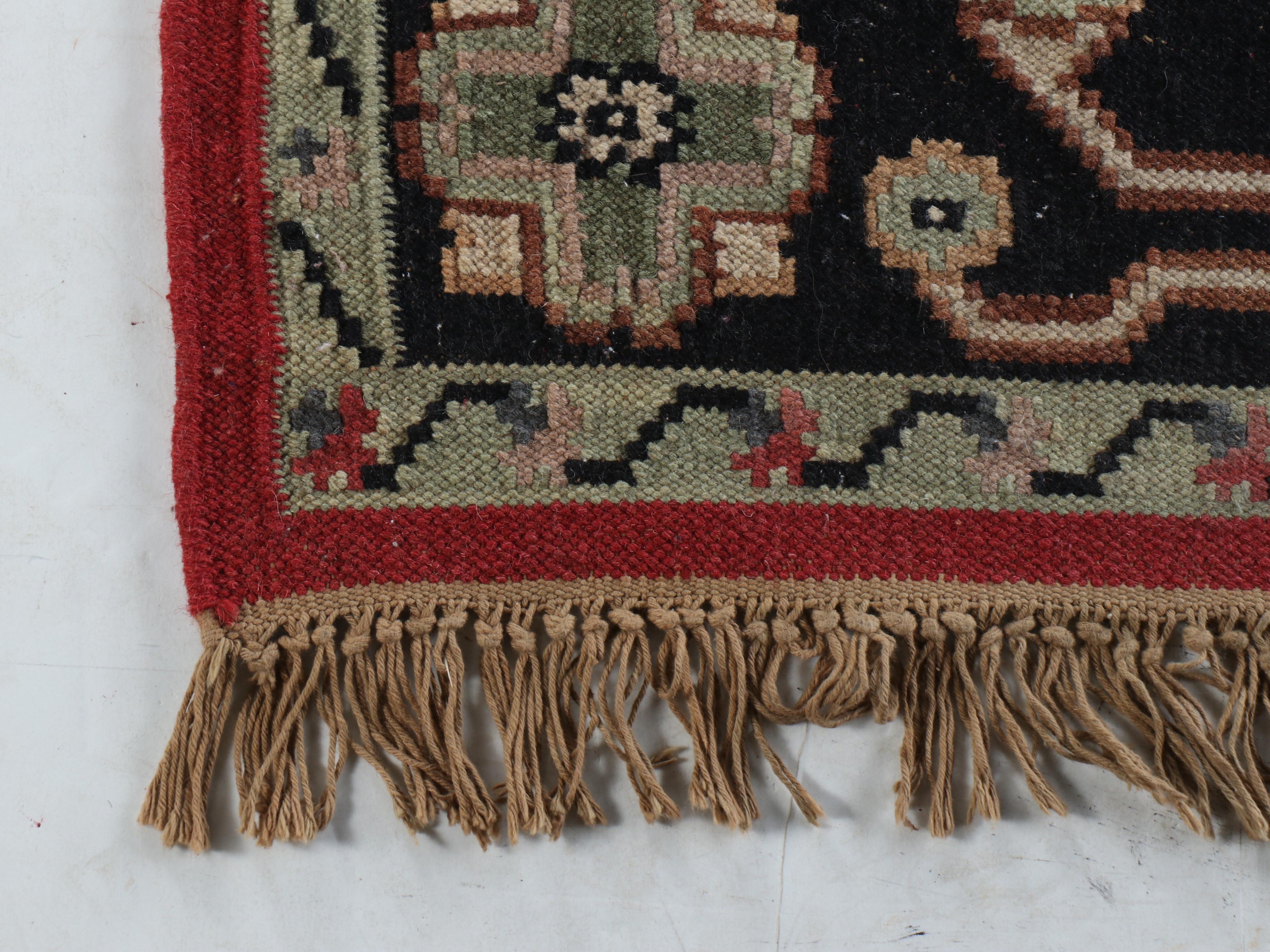 2'10 x 9'5 Handwoven Turkish Oushak Carpet Runner Long Rug