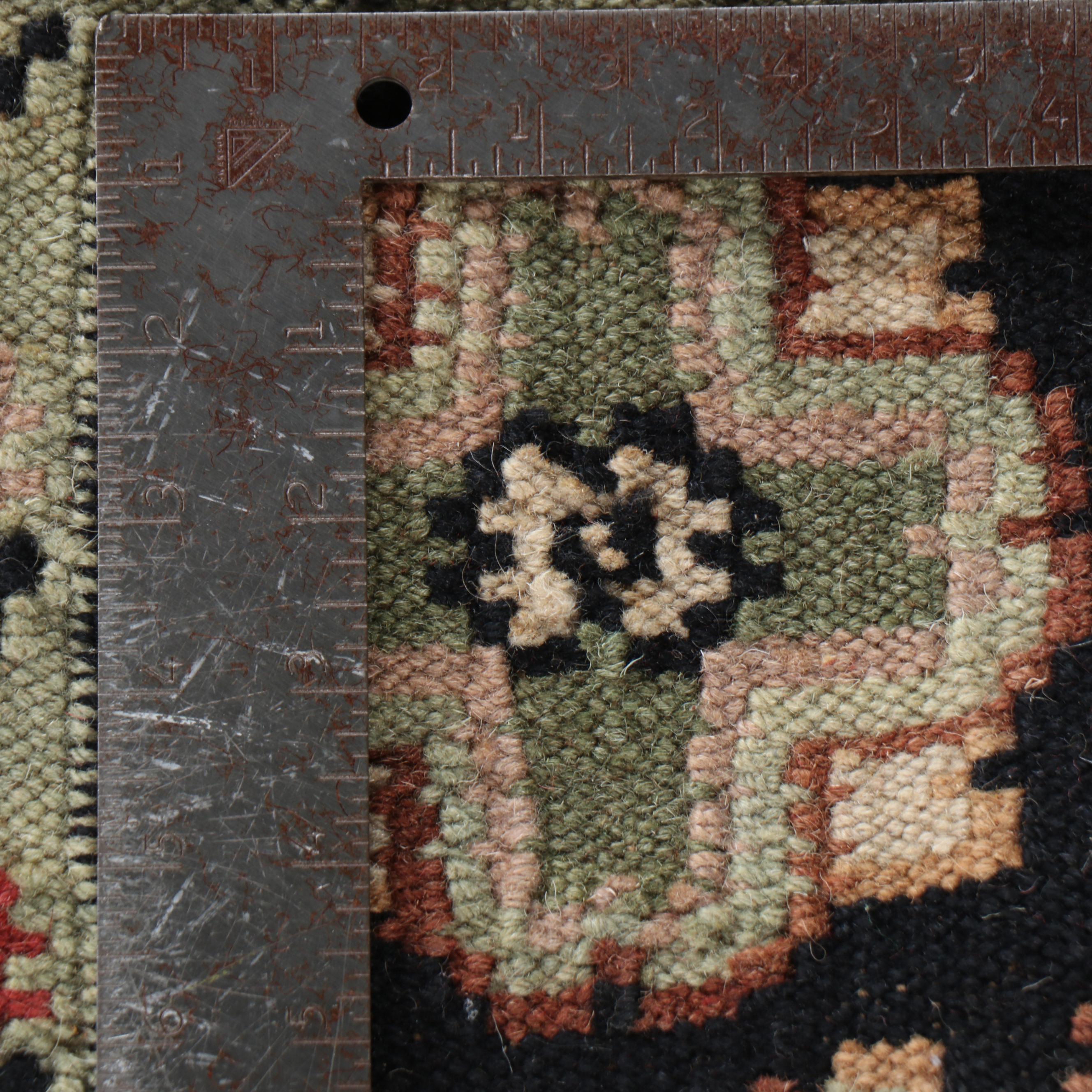 2'10 x 9'5 Handwoven Turkish Oushak Carpet Runner Long Rug