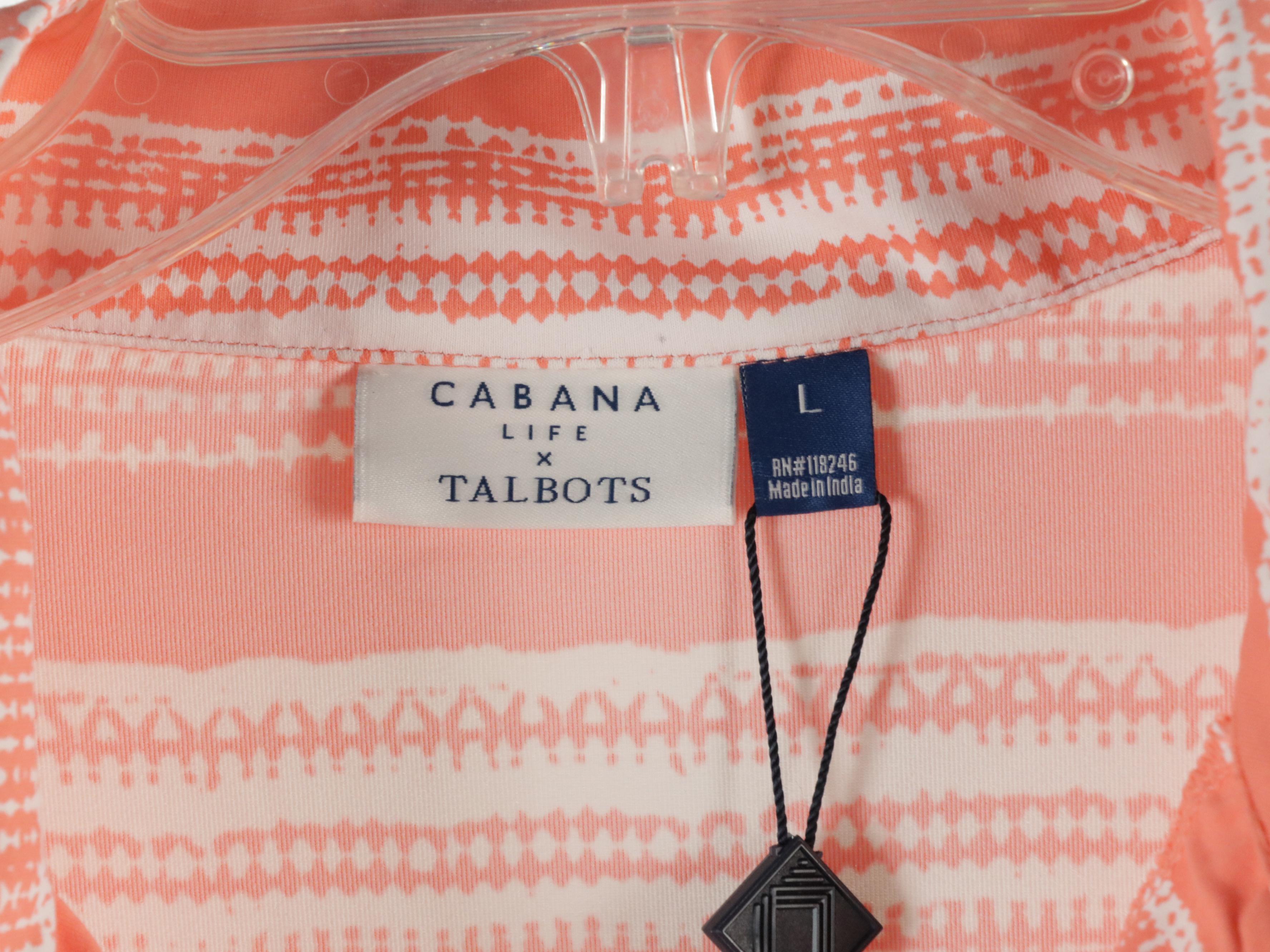 Talbots Blue Linen Blazer, Short & Long Sleeve Tops, Embroidered Sweater & More