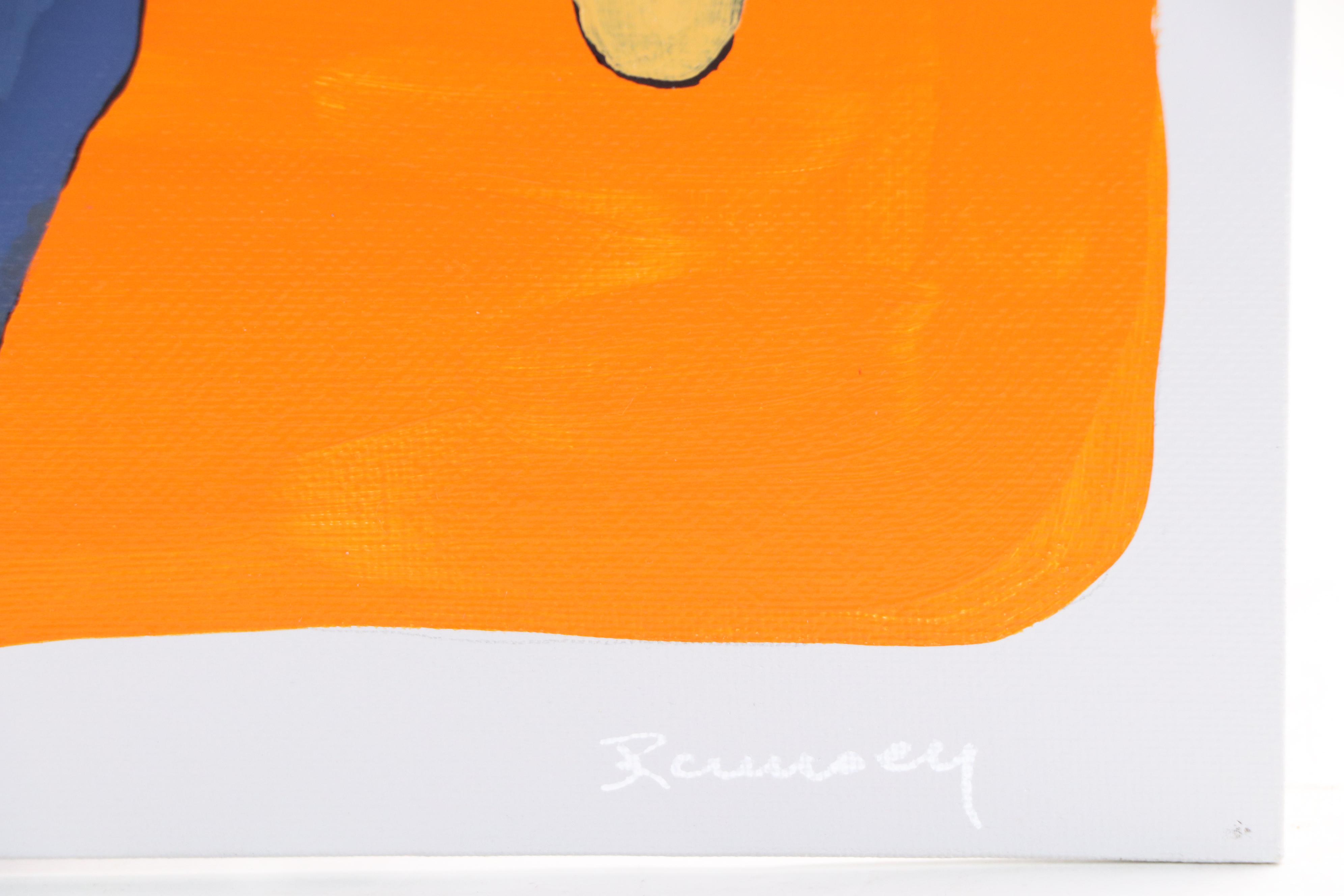 Joshua Ramsey Stylized Southwestern Acrylic Painting "Desert Wanderer," 2025