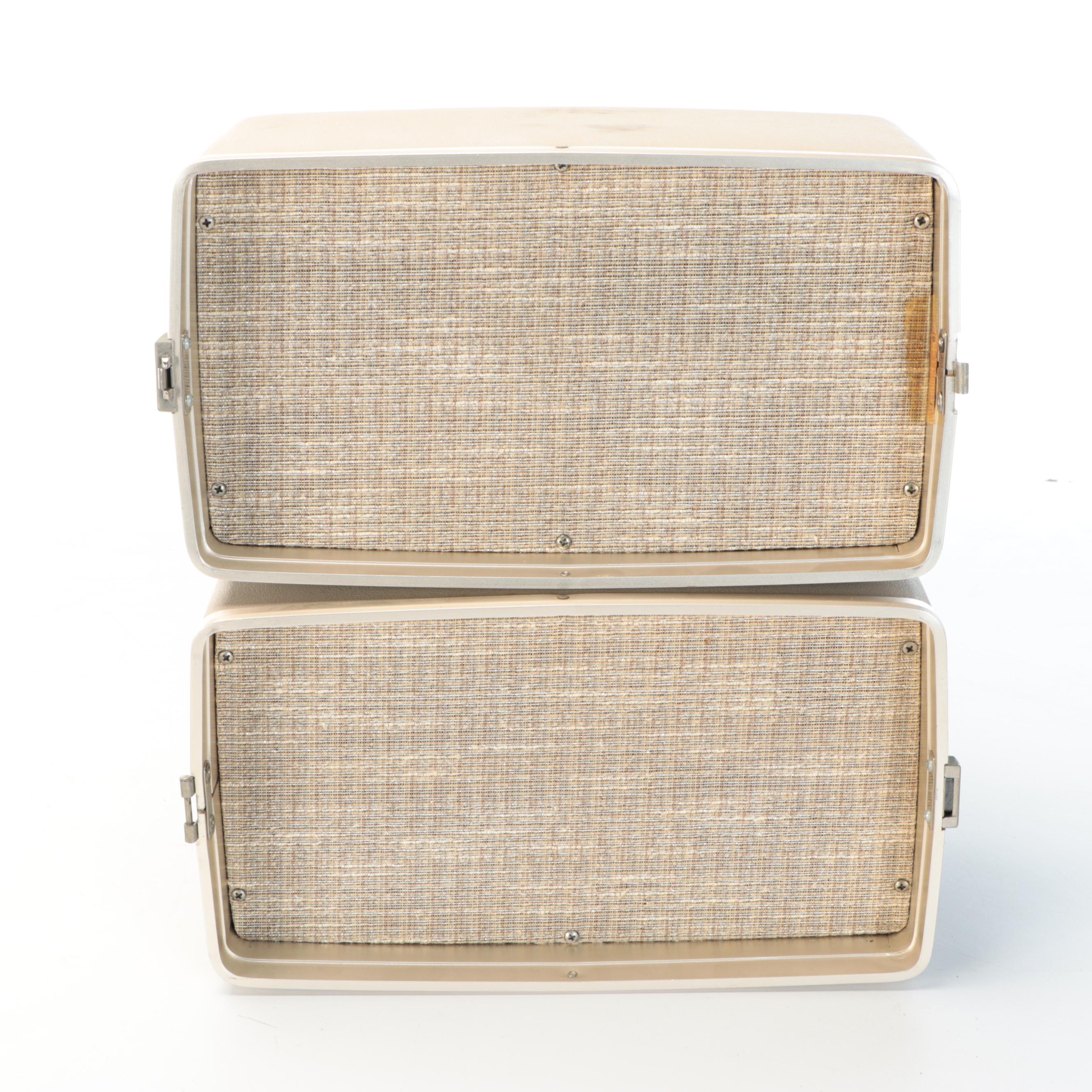 Argus 200 Slide Projector in Portable Case with Slides, 1950s