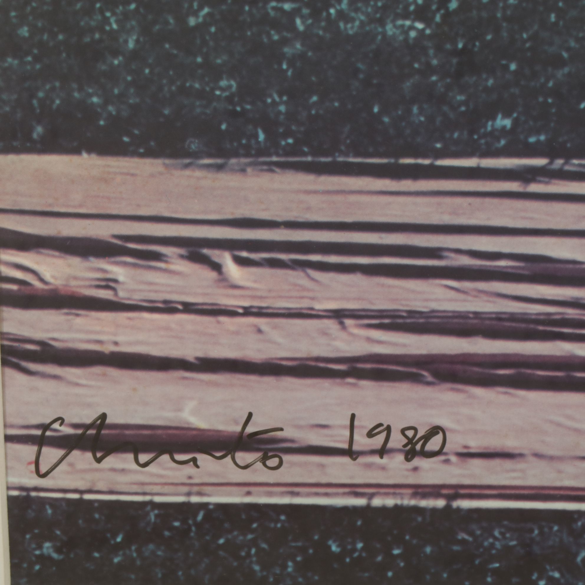 Signed Christo and Jean-Claude "Wrapped Walk Ways" Offset Lithograph, 1980