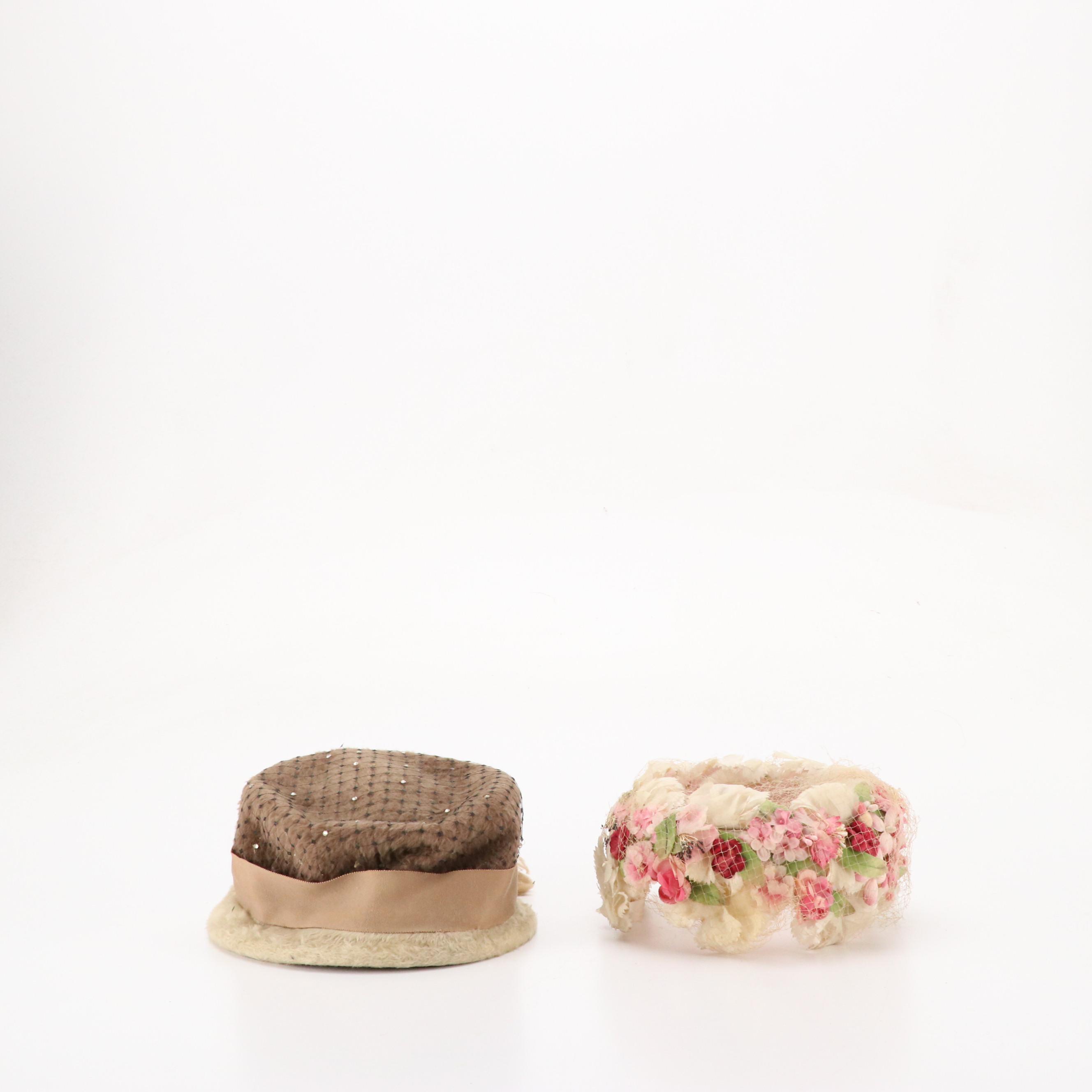 Vintage Hats Featuring Peck & Peck, The Mad Hatter, and Cecile Original