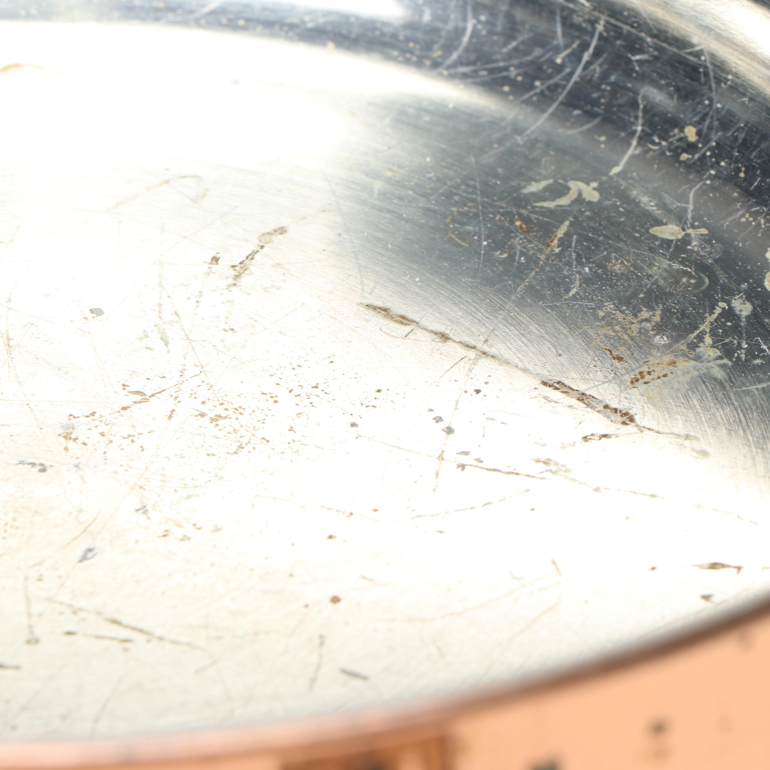 Copper Chafing Dish with Brass Stand and other Vintage Kitchen Appliances