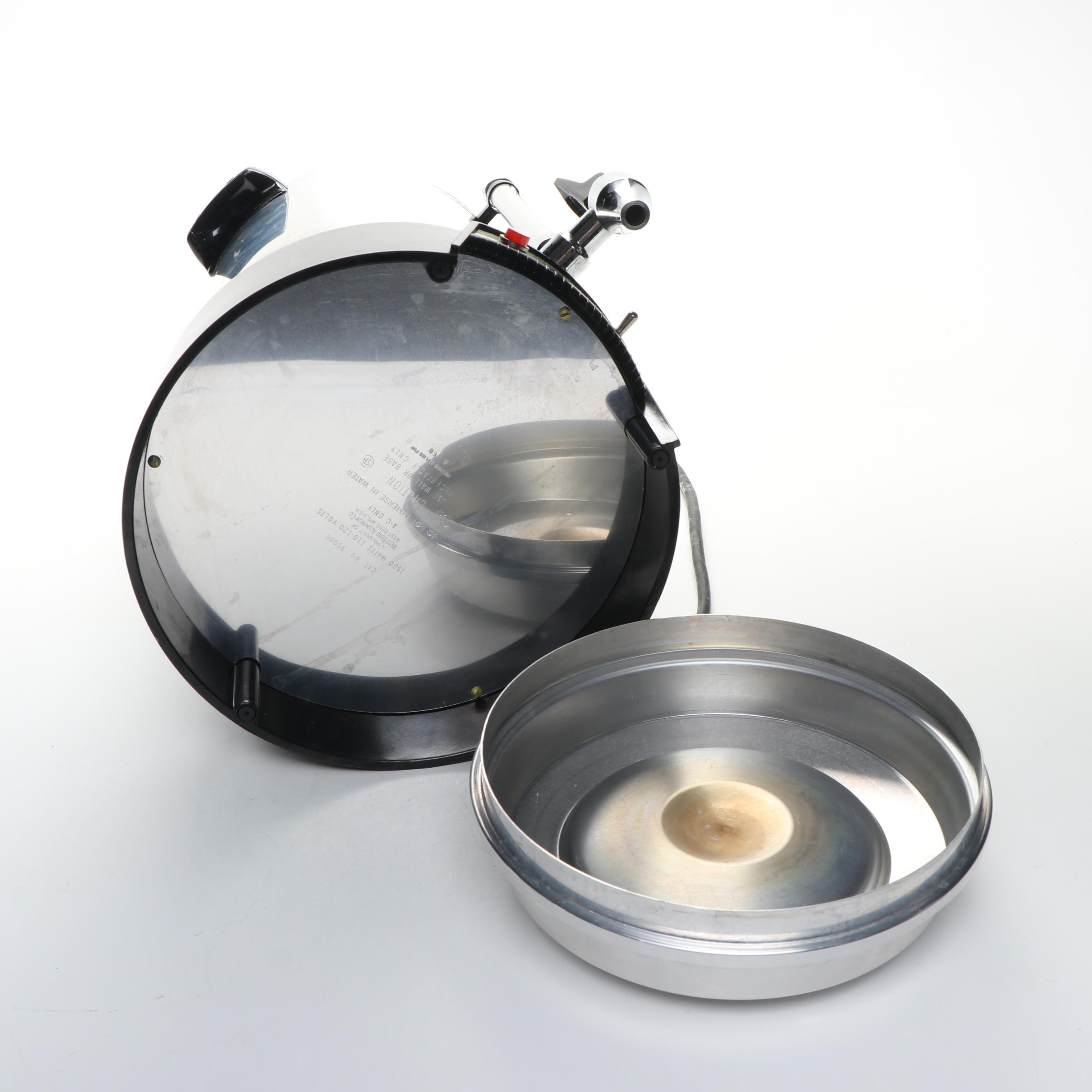 Copper Chafing Dish with Brass Stand and other Vintage Kitchen Appliances