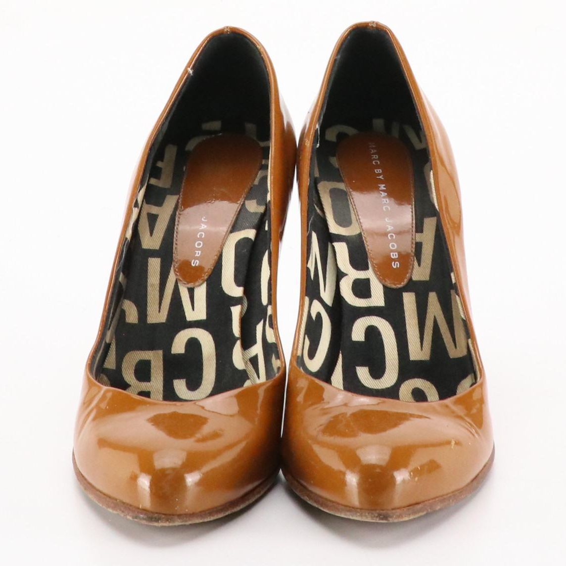 Marc Jacobs Caramel Patent Leather Pumps