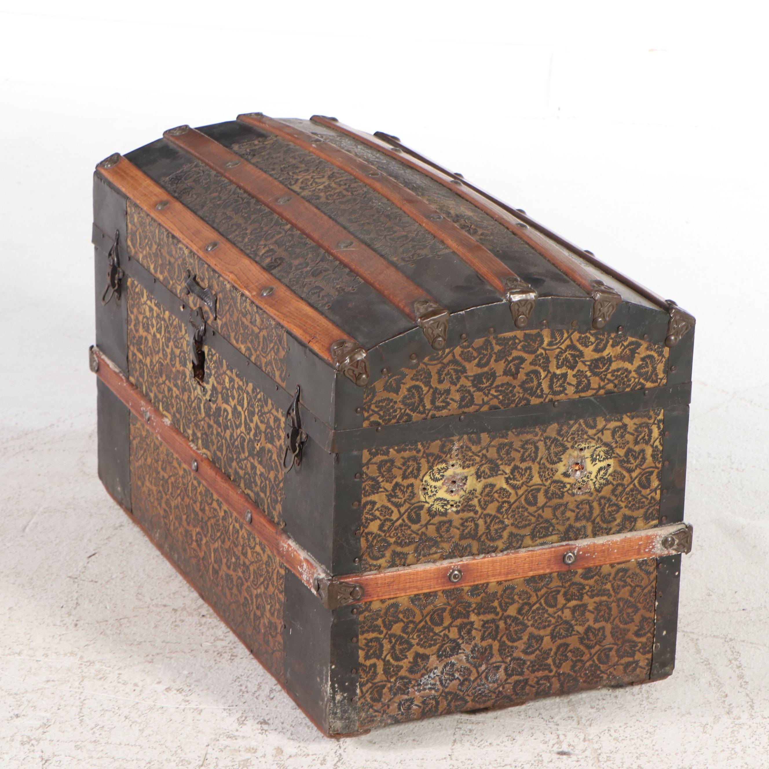 Antique Dome-Top Trunk