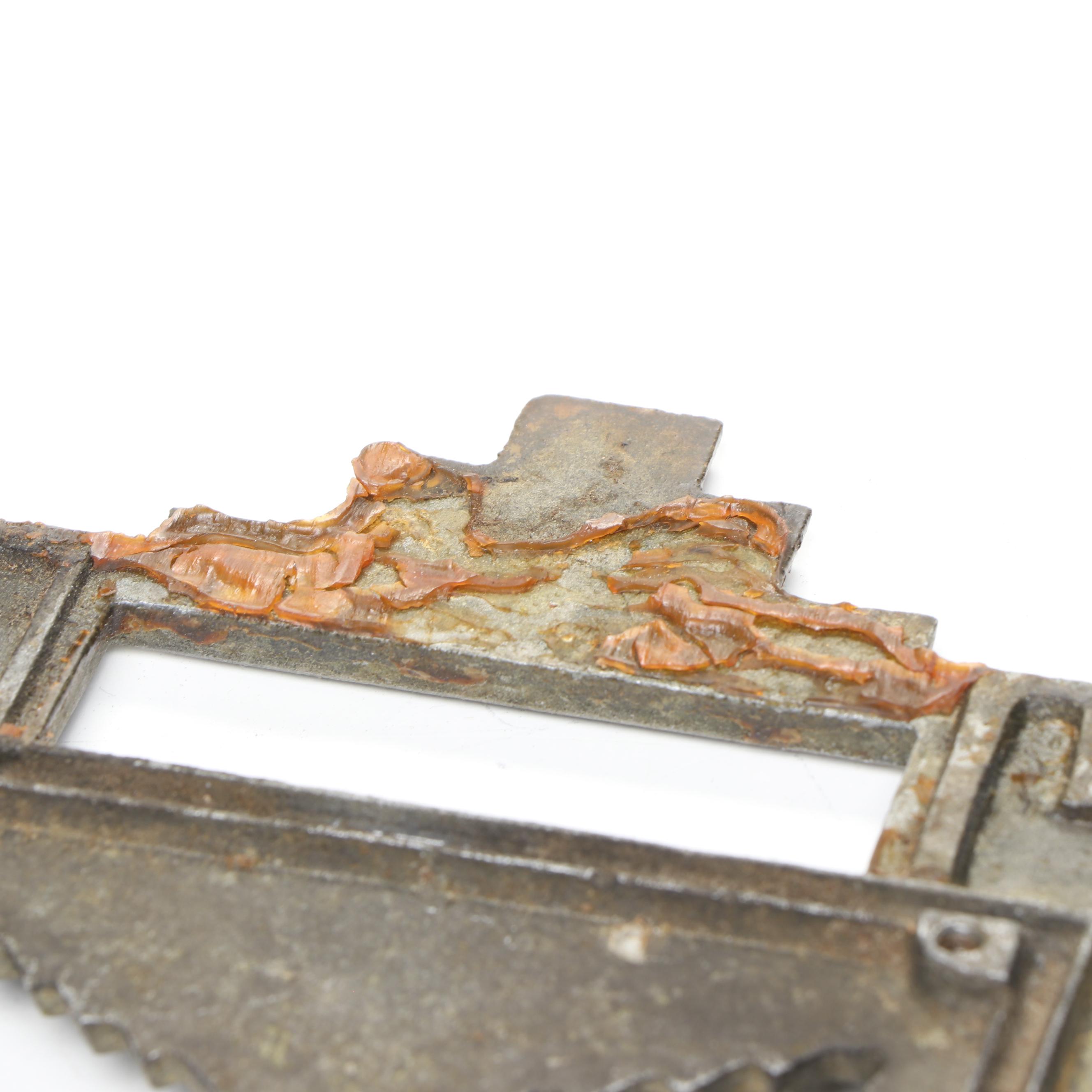 Dorgril Art Deco Cast Metal Door Peephole, 1930s