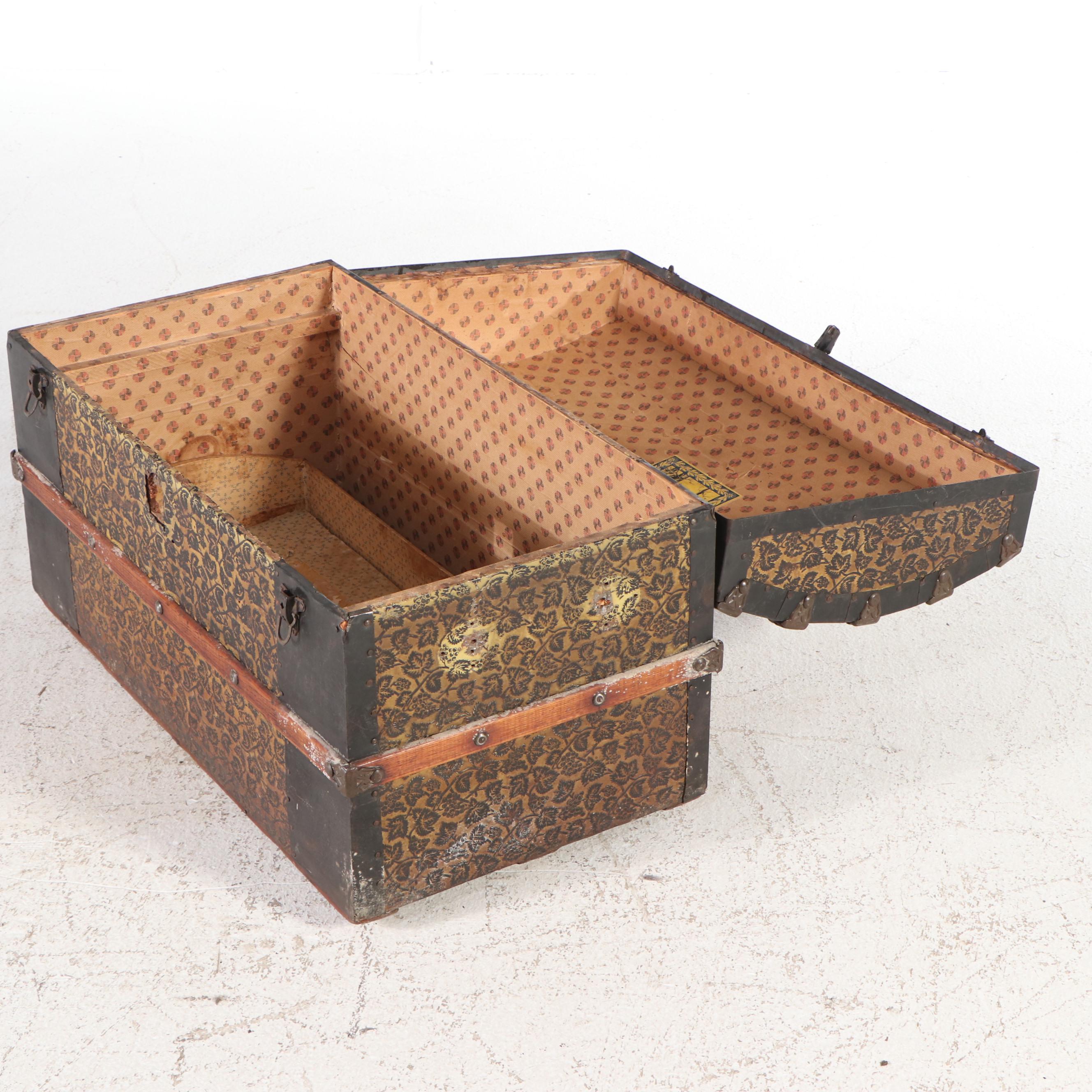 Antique Dome-Top Trunk