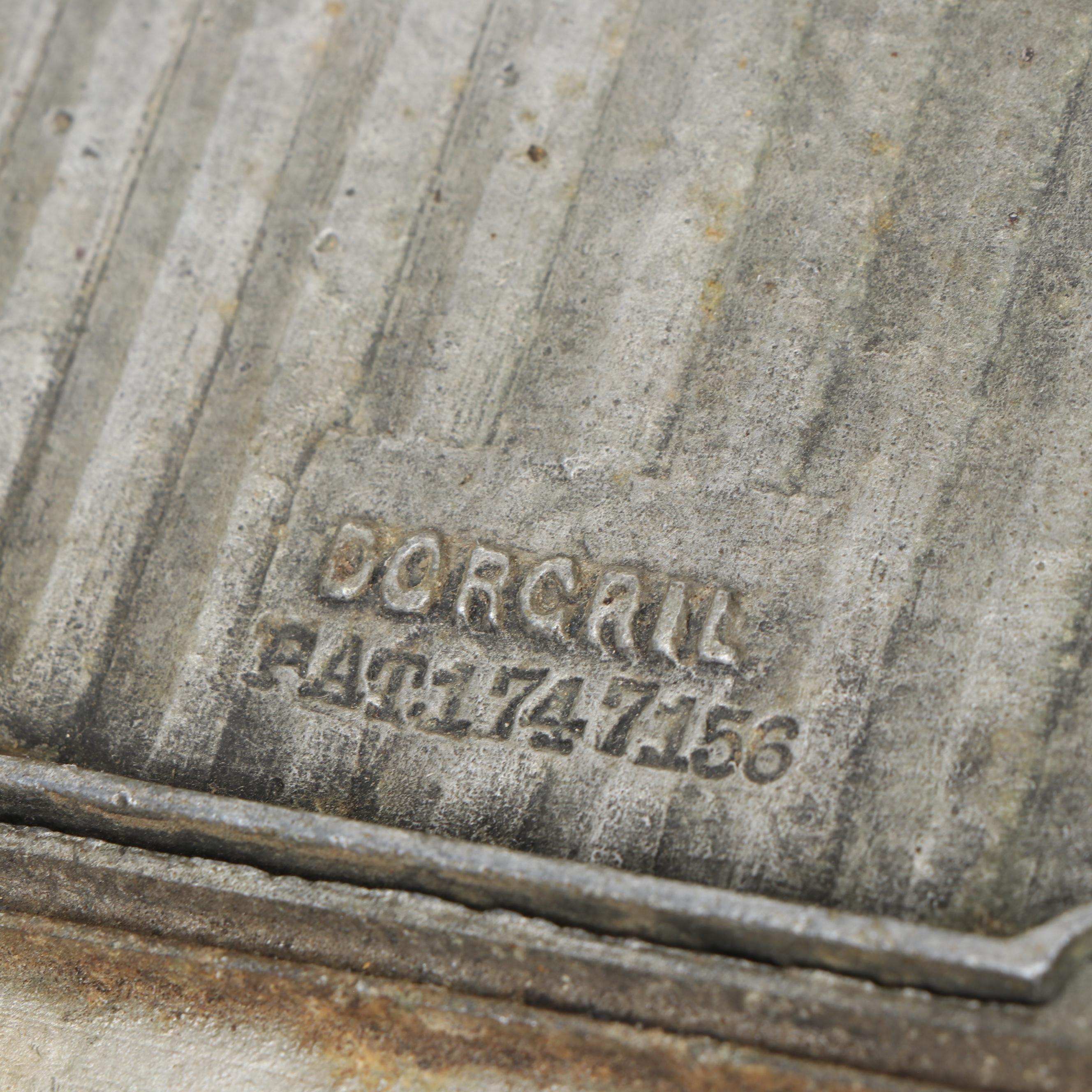 Dorgril Art Deco Cast Metal Door Peephole, 1930s