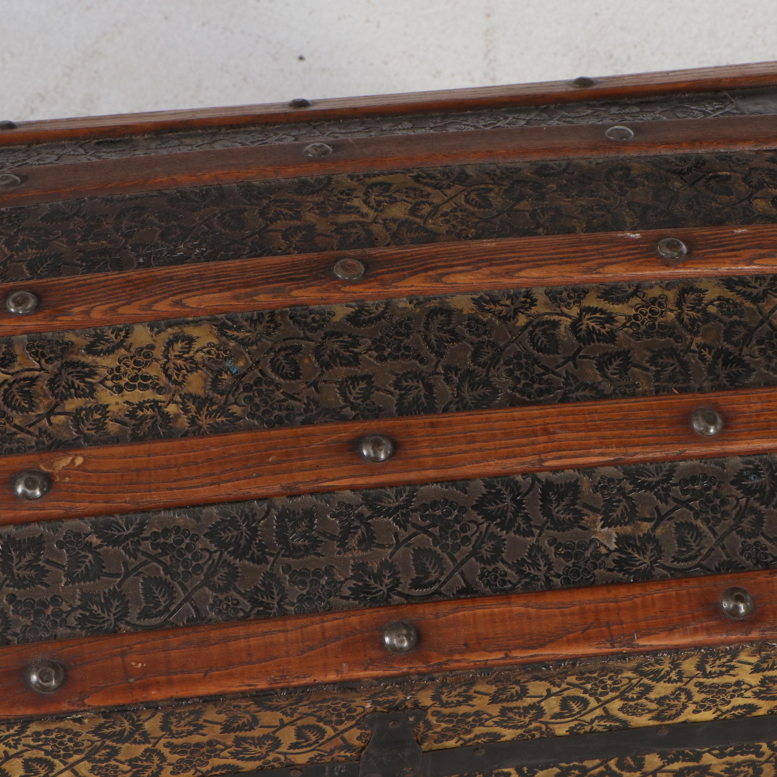 Antique Dome-Top Trunk