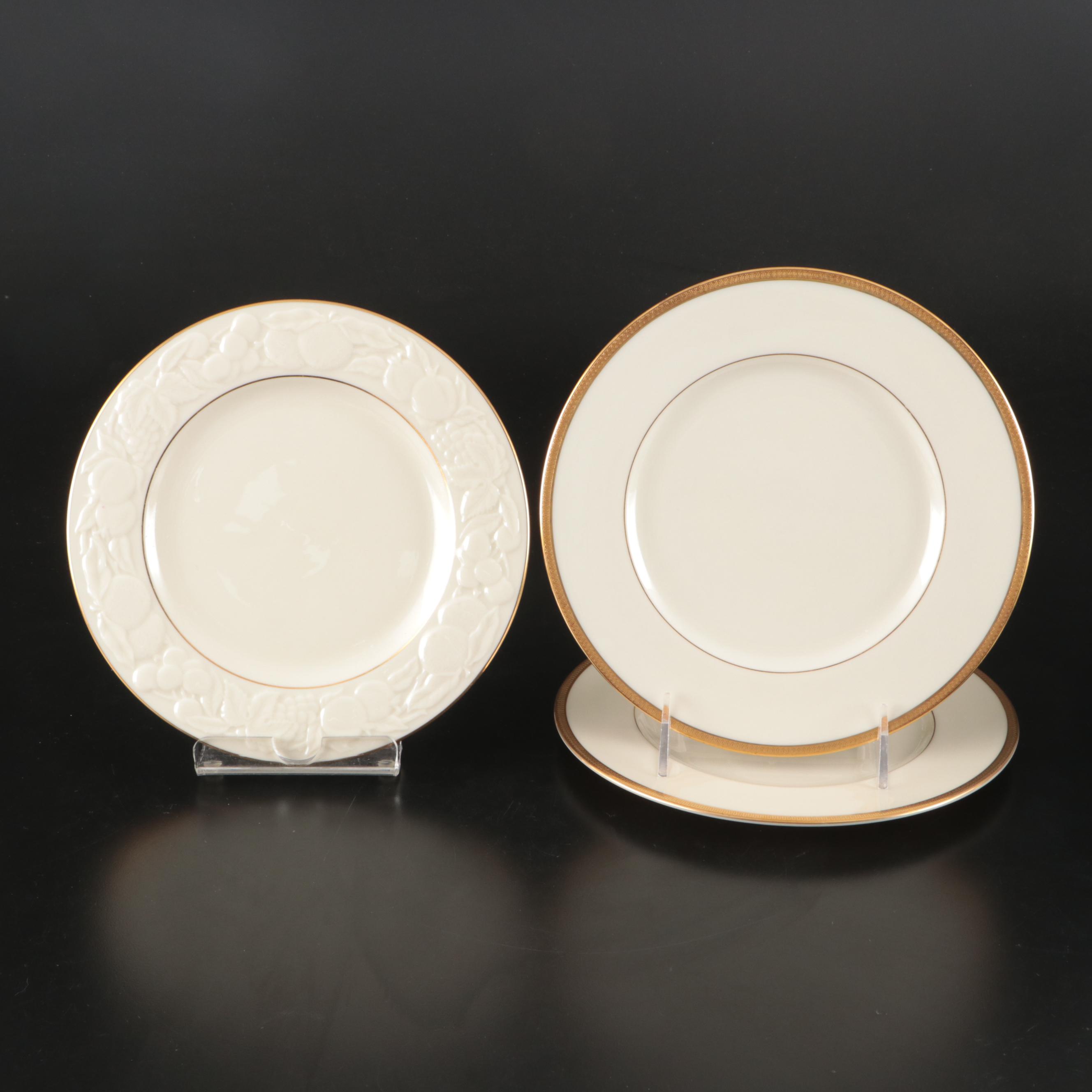 Lenox Assorted Pattern Gilt Ceramic Dinnerware